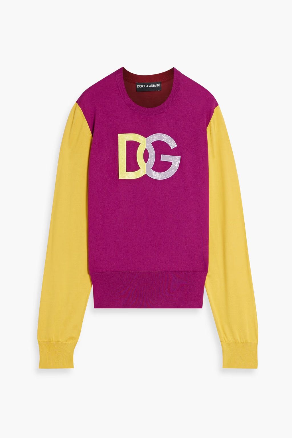 Designer o1y0925 Sweater in Mauve/Yellow Size XS / US 0-2 / IT 36-38 - 1 Thumbnail