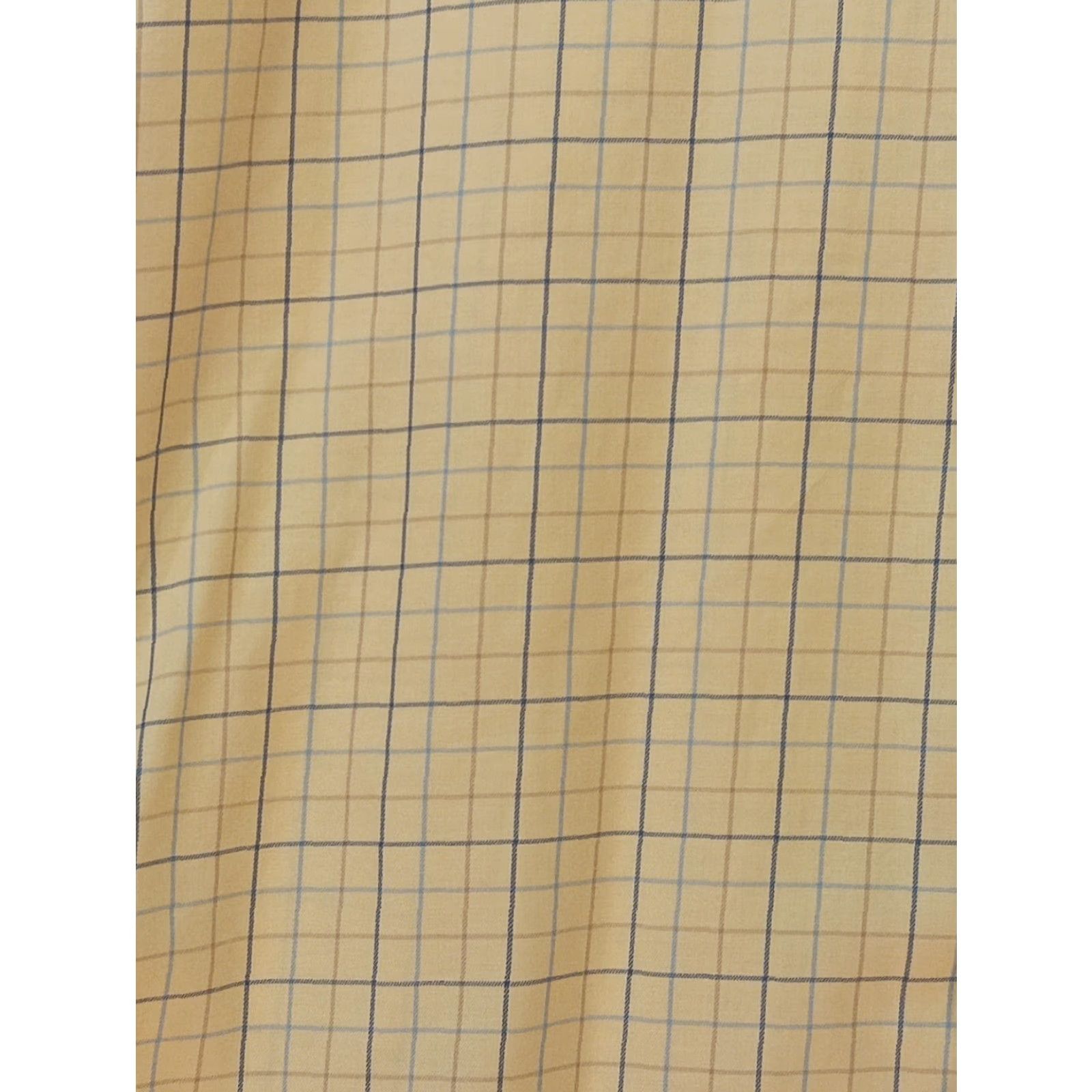 Vintage LL Bean Shirt Men's Large TALL Yellow Window Pane Button-Down Short Sleeve Button-Up Size US L / EU 52-54 / 3 - 5 Thumbnail