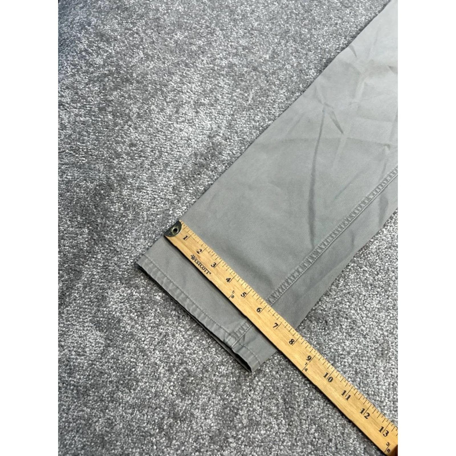 Bonobos Bonobos Slim Chino Pants Mens 32 Gray Cotton Low Rise Flat Front Straight Size US 32 / EU 48 - 6 Thumbnail