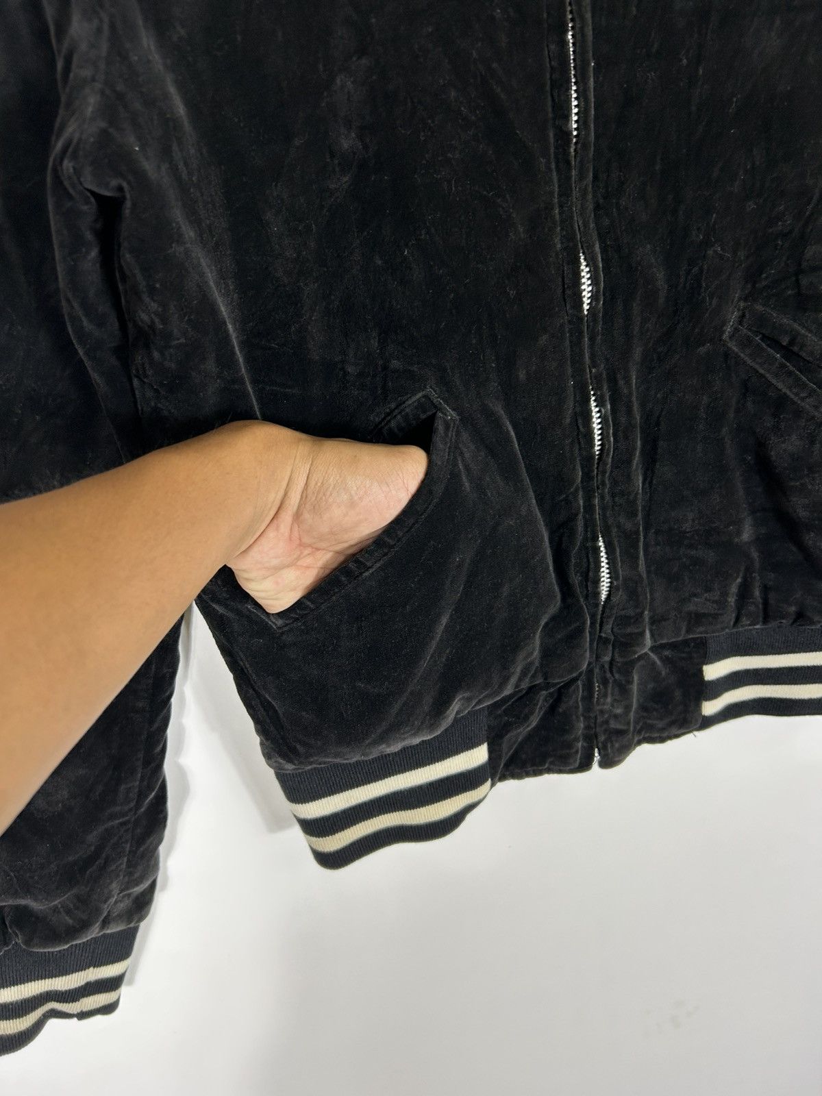 Hysteric Glamour ⚡️Vintage Hysteric Glamour Velvet Zipper Jacket Size S / US 4 / IT 40 - 7 Thumbnail