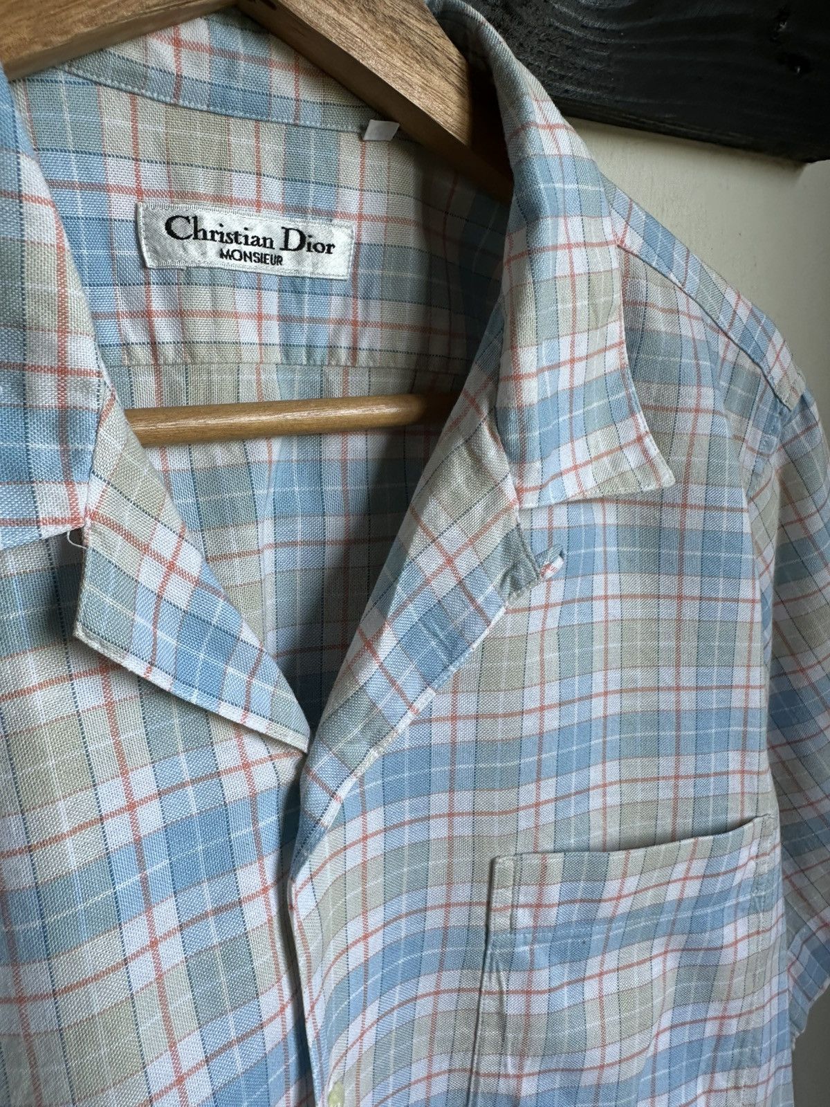 Christian Dior Monsieur × Designer Christian Dior Monsieur Open Collar Shirt Size US M / EU 48-50 / 2 - 5 Thumbnail