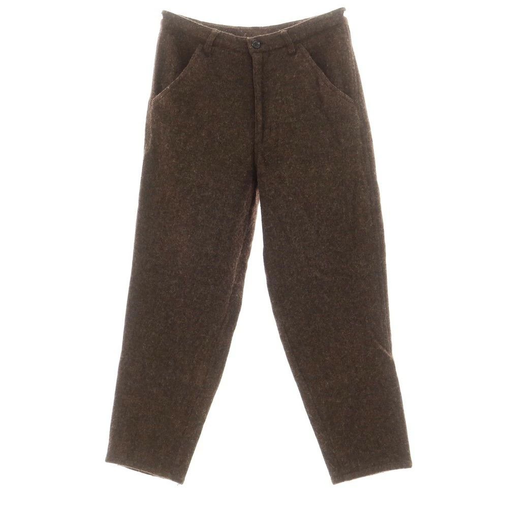 Comme des Garcons SHIRT Casual Pants Wool Nylon Casual Slacks Zipper Plain Brown Size US 30 / EU 46 - 1 Thumbnail