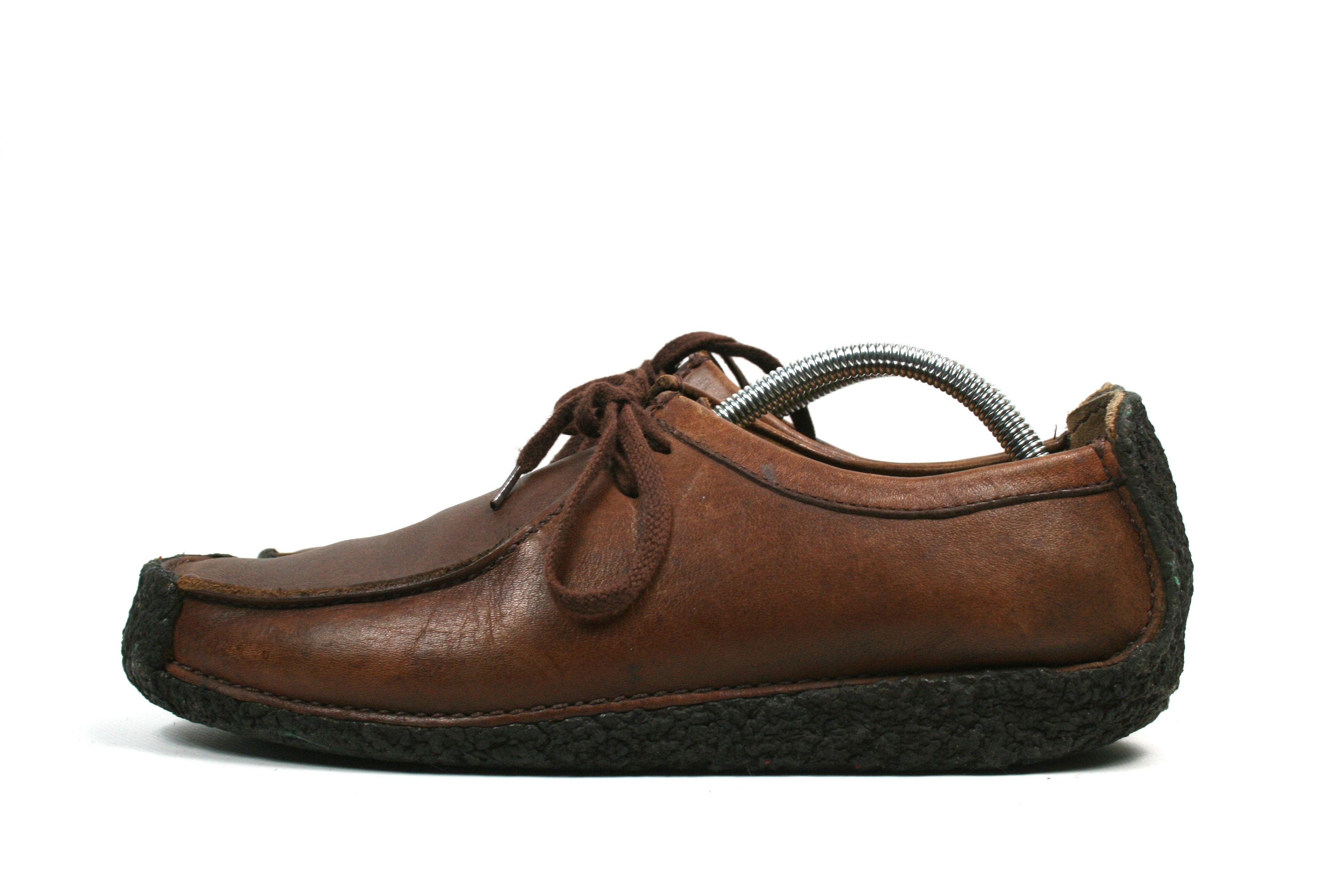 Clarks Wallabee Rubber Leather Shoes Size US 9 / EU 42 - 3 Thumbnail
