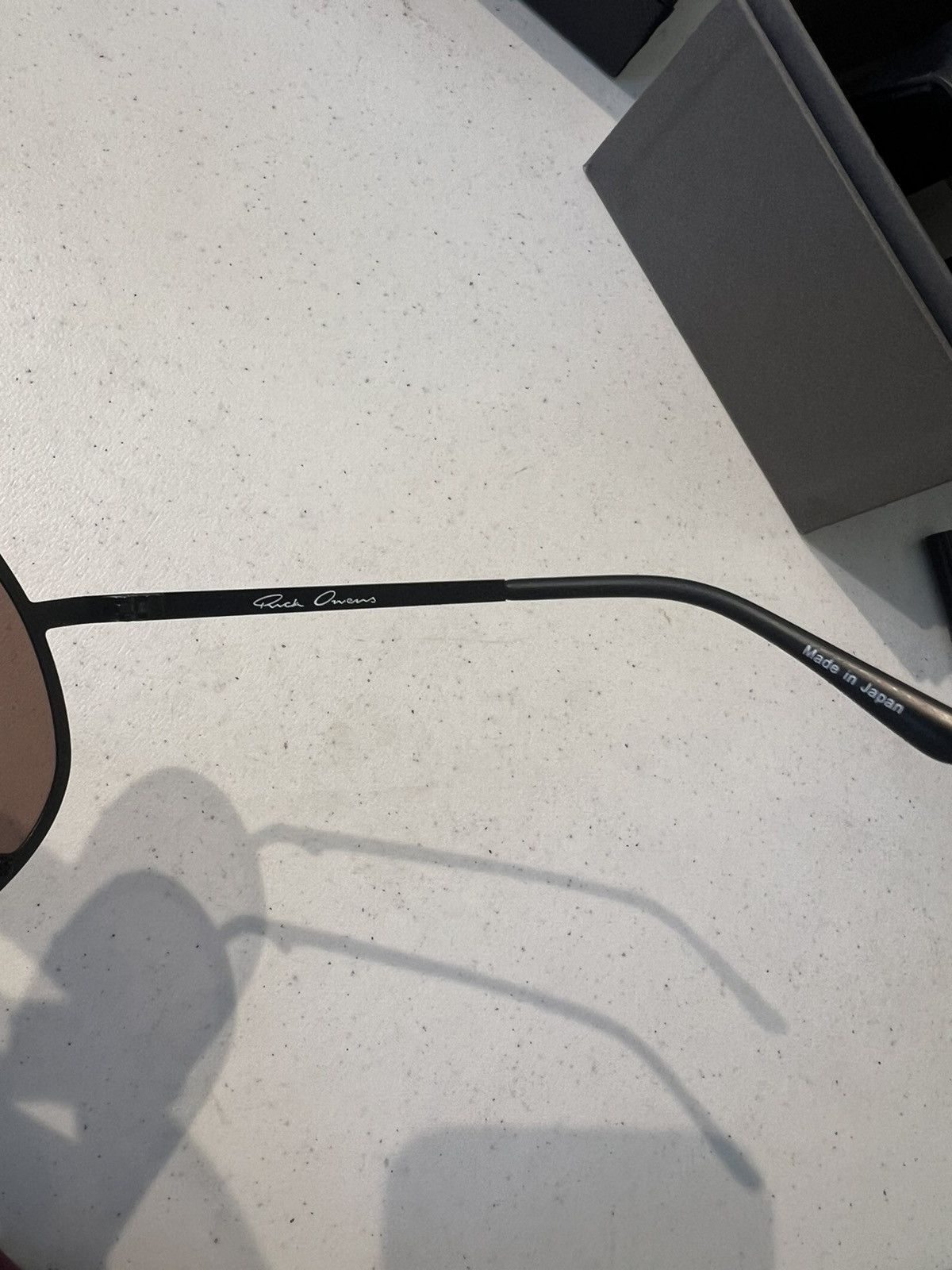Rick Owens Rick Owen’s shield sunglasses black Size ONE SIZE - 3 Thumbnail