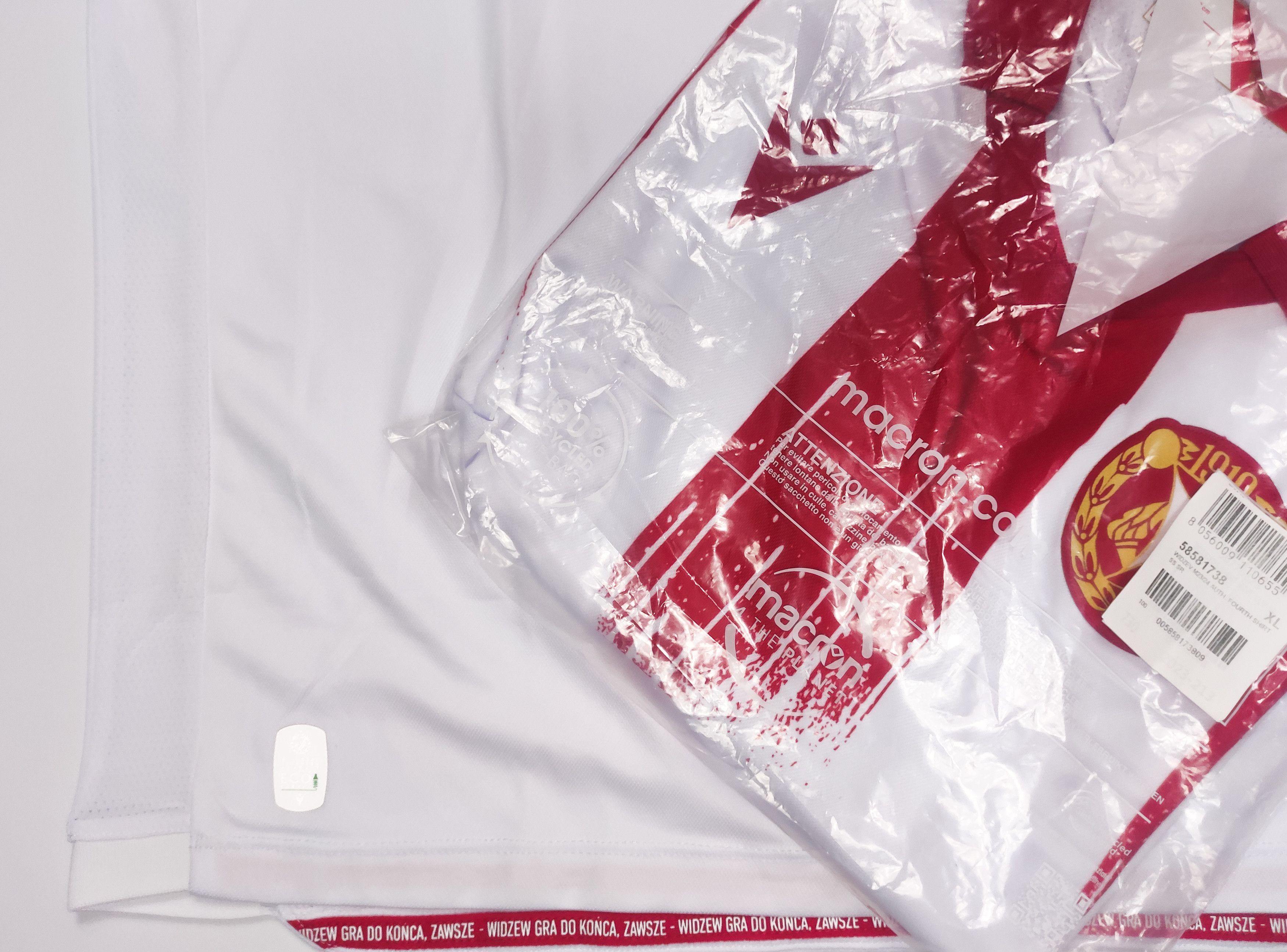 Macron BNWT Widzew Łódź 2023 2024 Macron Special Shirt Kit Jersey Size US XL / EU 56 / 4 - 11 Thumbnail