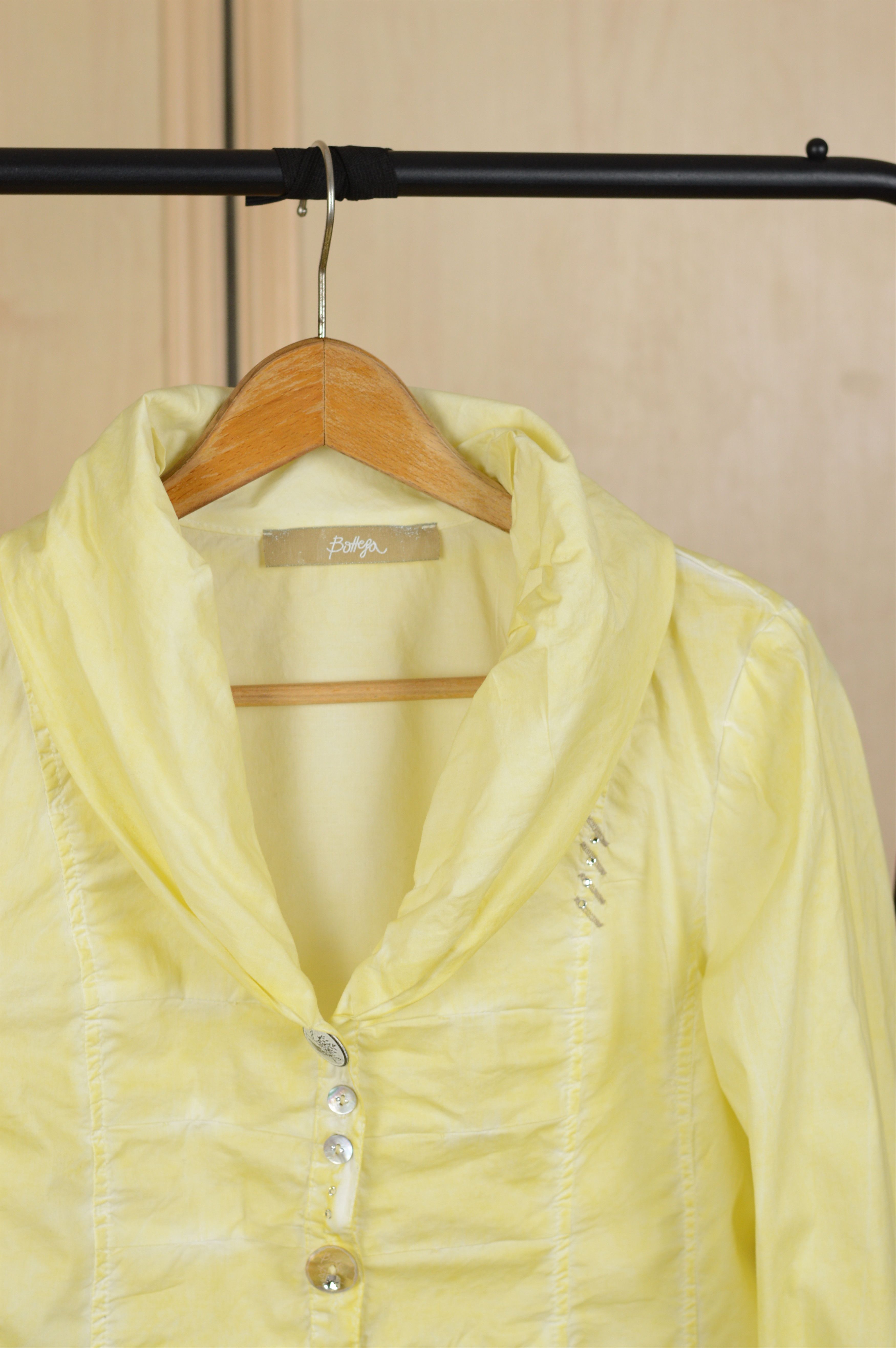 Elisa Cavaletti Bottega Elisa Cavaletti Avant Garde Buttons Blouse Shrirt Size L / US 10 / IT 46 - 2 Thumbnail