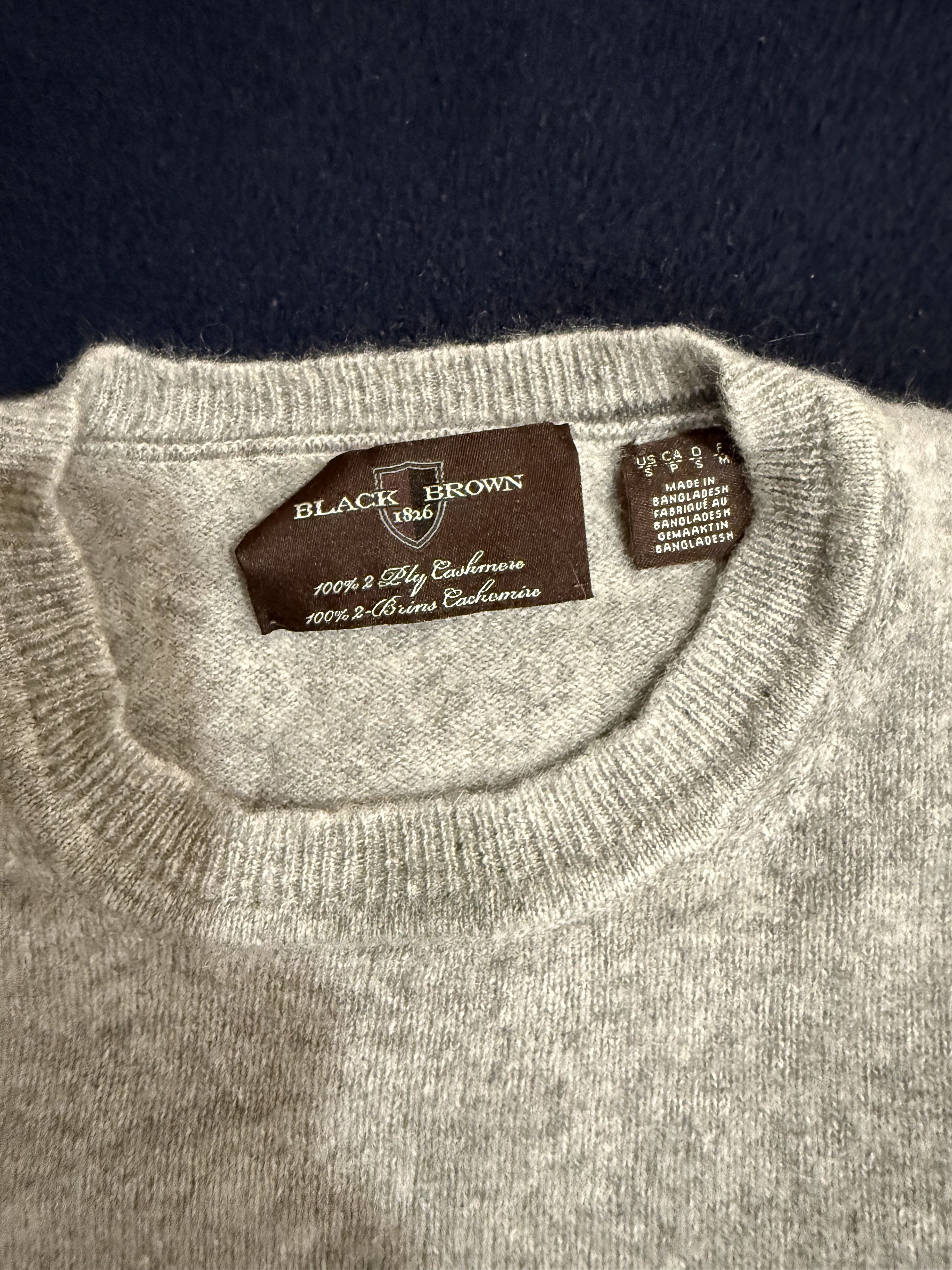 Black Brown 1826 Grey cashmere sweater from black brown Size US S / EU 44-46 / 1 - 3 Thumbnail