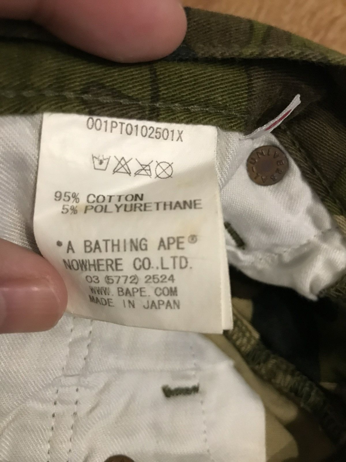 Bape bape camo pants Size 26" / US 2 / IT 38 - 14 Thumbnail