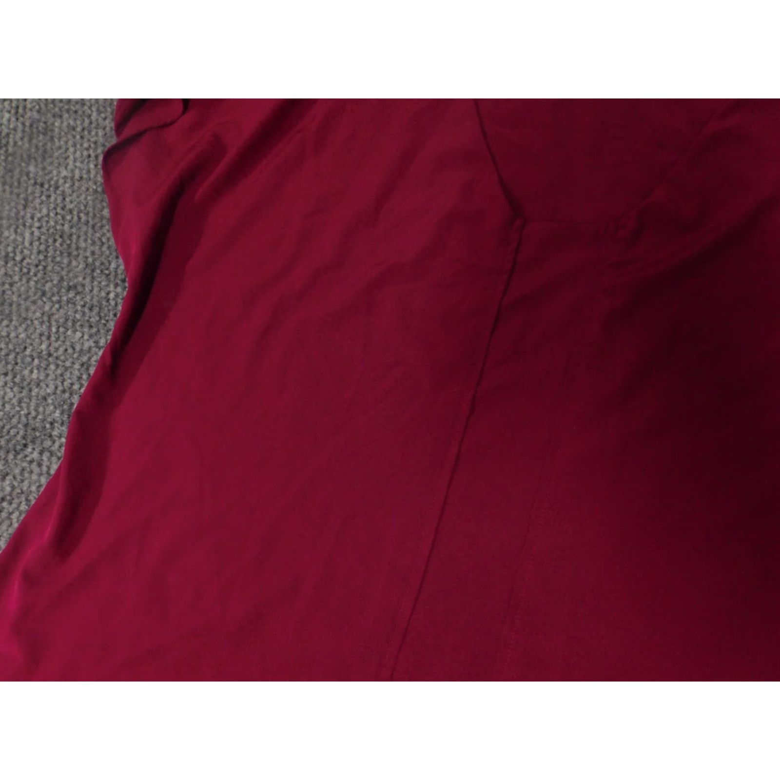 Worthington Worthington Womens Blouse XL Burgundy Red V-Neck Short Sleeve Casual Shirt Ladies Regular Classic Size XL / US 12-14 / IT 48-50 - 5 Thumbnail