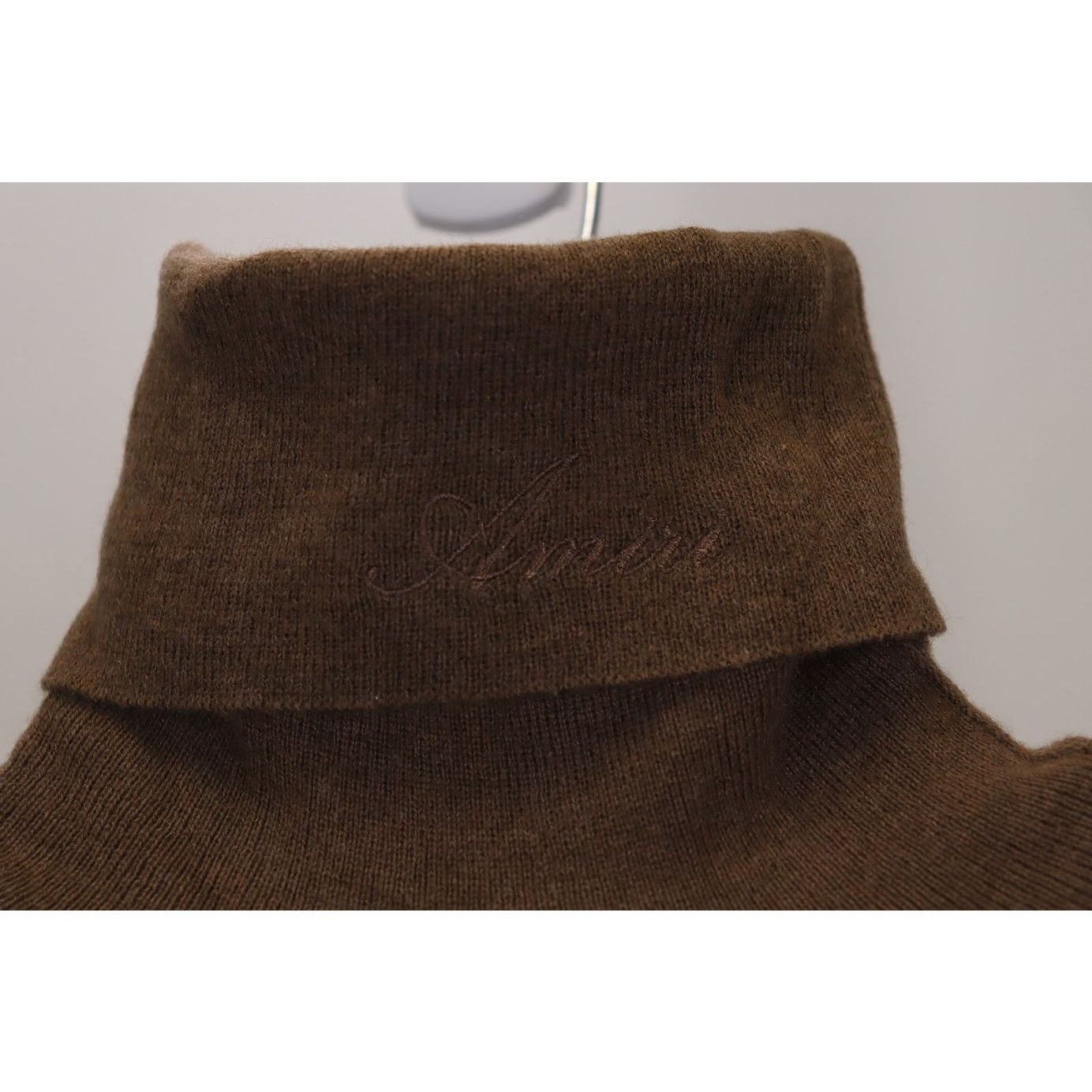Amiri o1rshd1 Fitted Wool Turtleneck in Brown Size US M / EU 48-50 / 2 - 3 Thumbnail