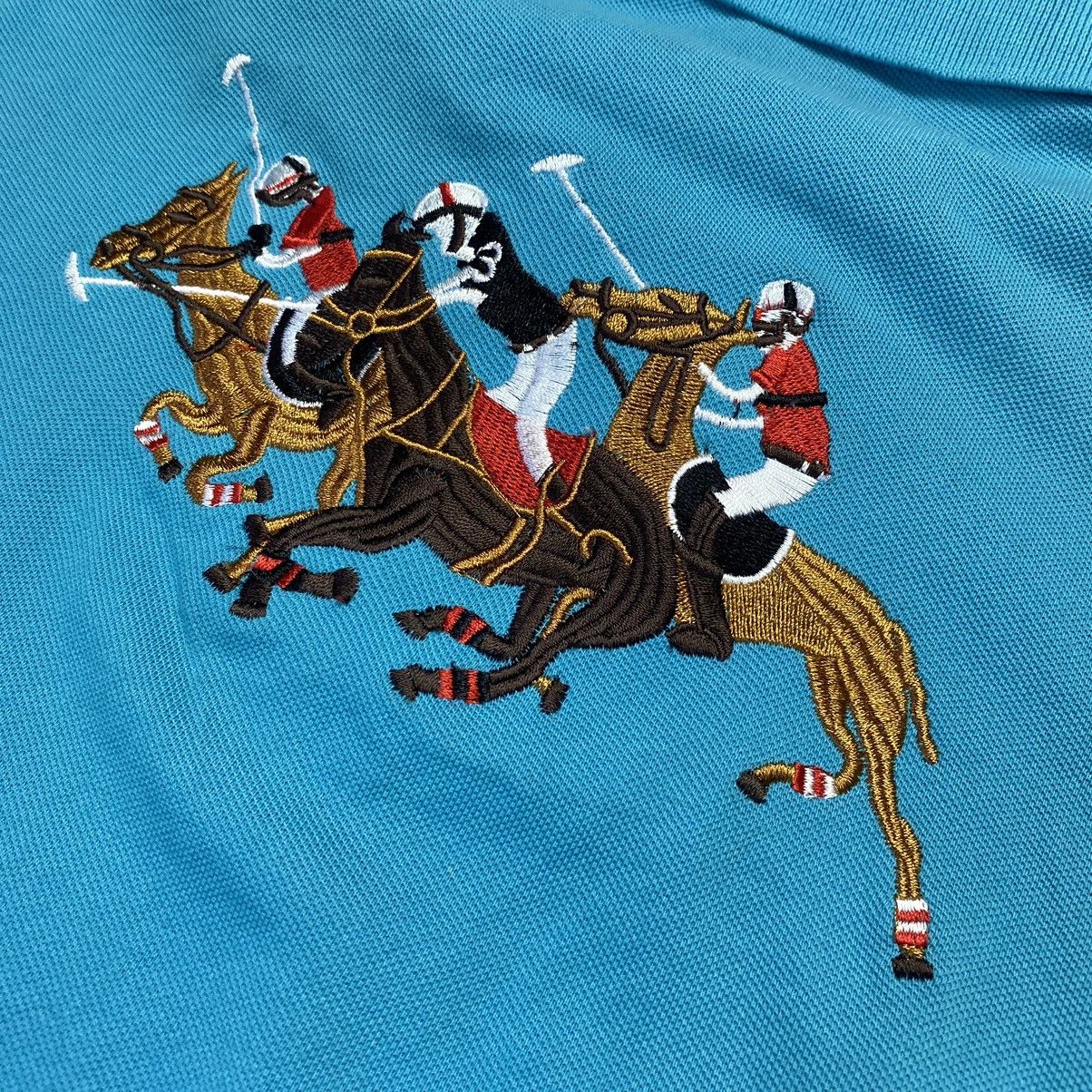 Vintage Vintage Polo Ralph Lauren 3 Big Logo Rare hype y2k polo Size US XL / EU 56 / 4 - 10 Thumbnail