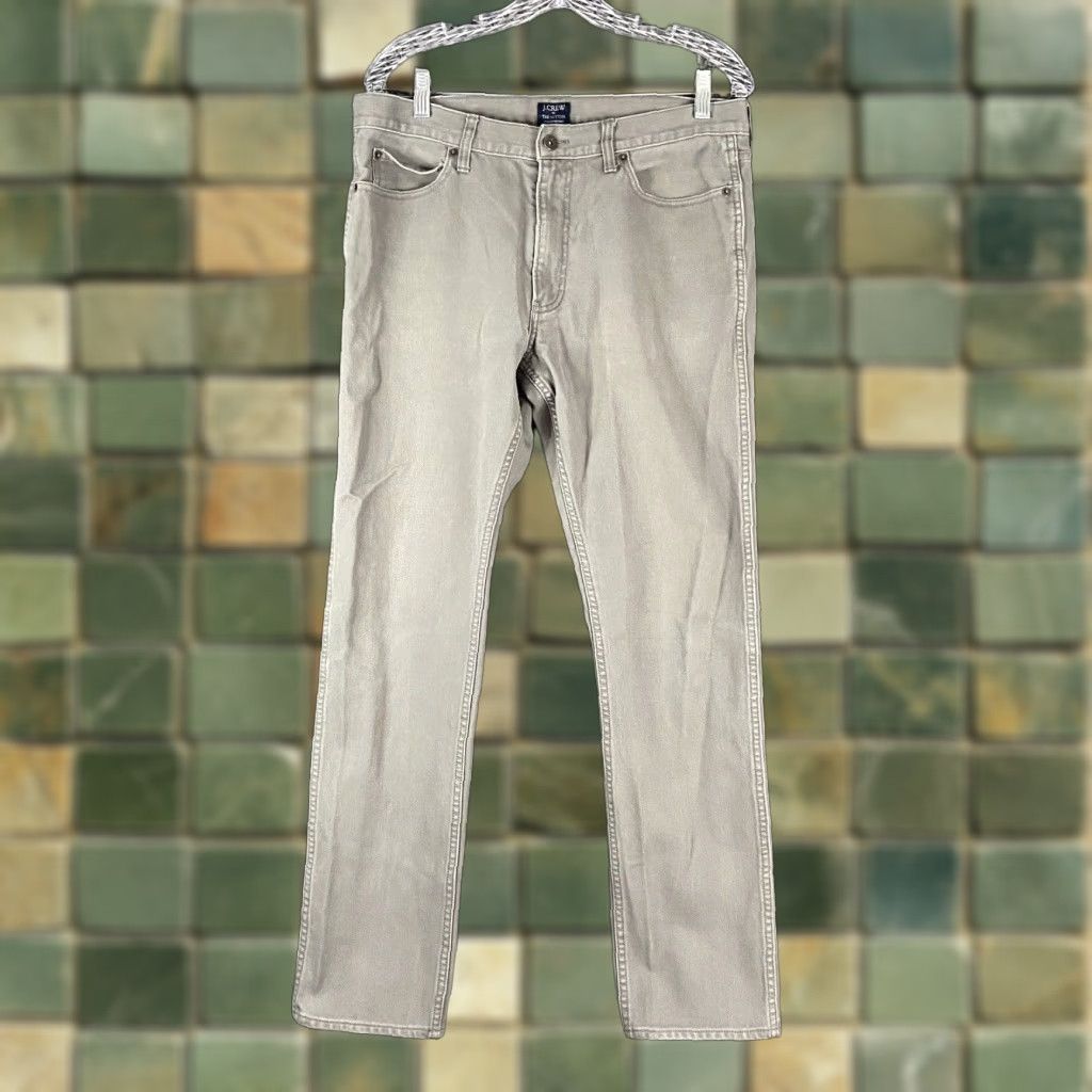 J.Crew J.CREW Sutton Chino Pants Gray Men’s 33x31 Size US 33 - 1 Thumbnail