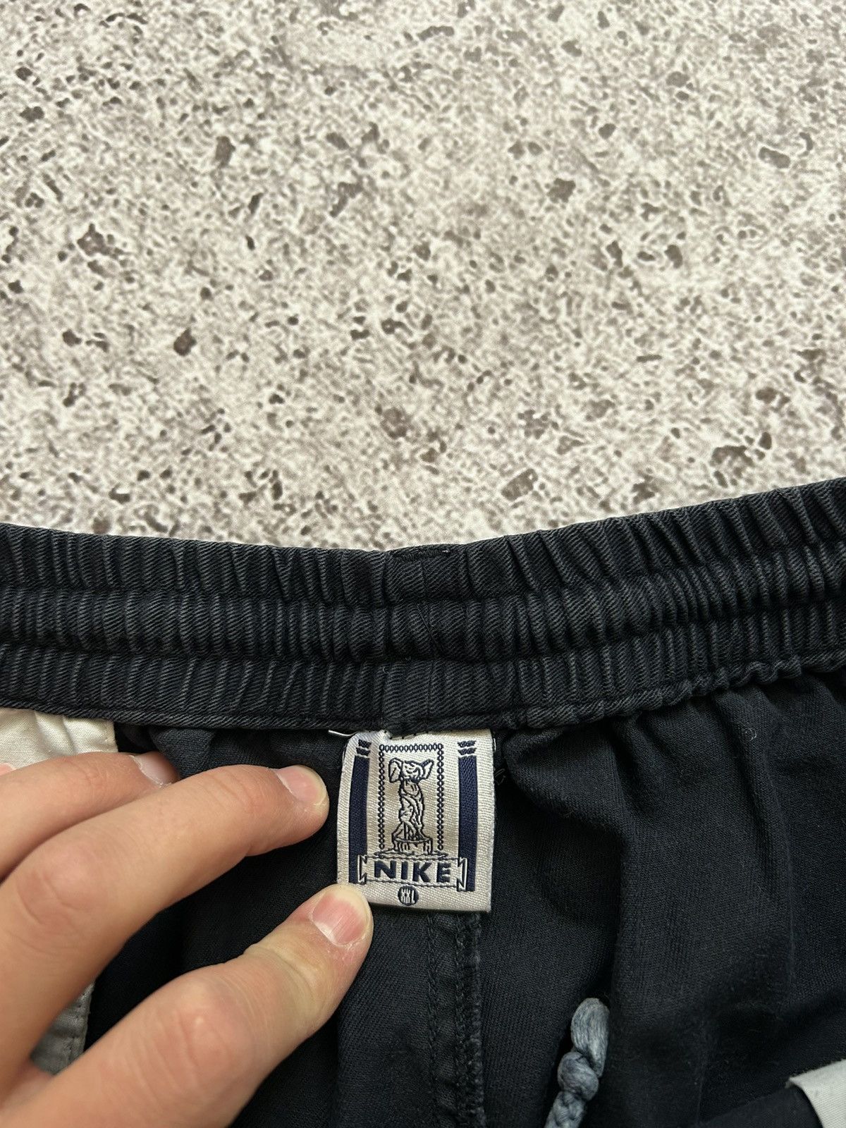Nike × Vintage Vintage 90’s Nike Logo Shorts rare retro Y2K hype Size US 34 / EU 50 - 8 Thumbnail