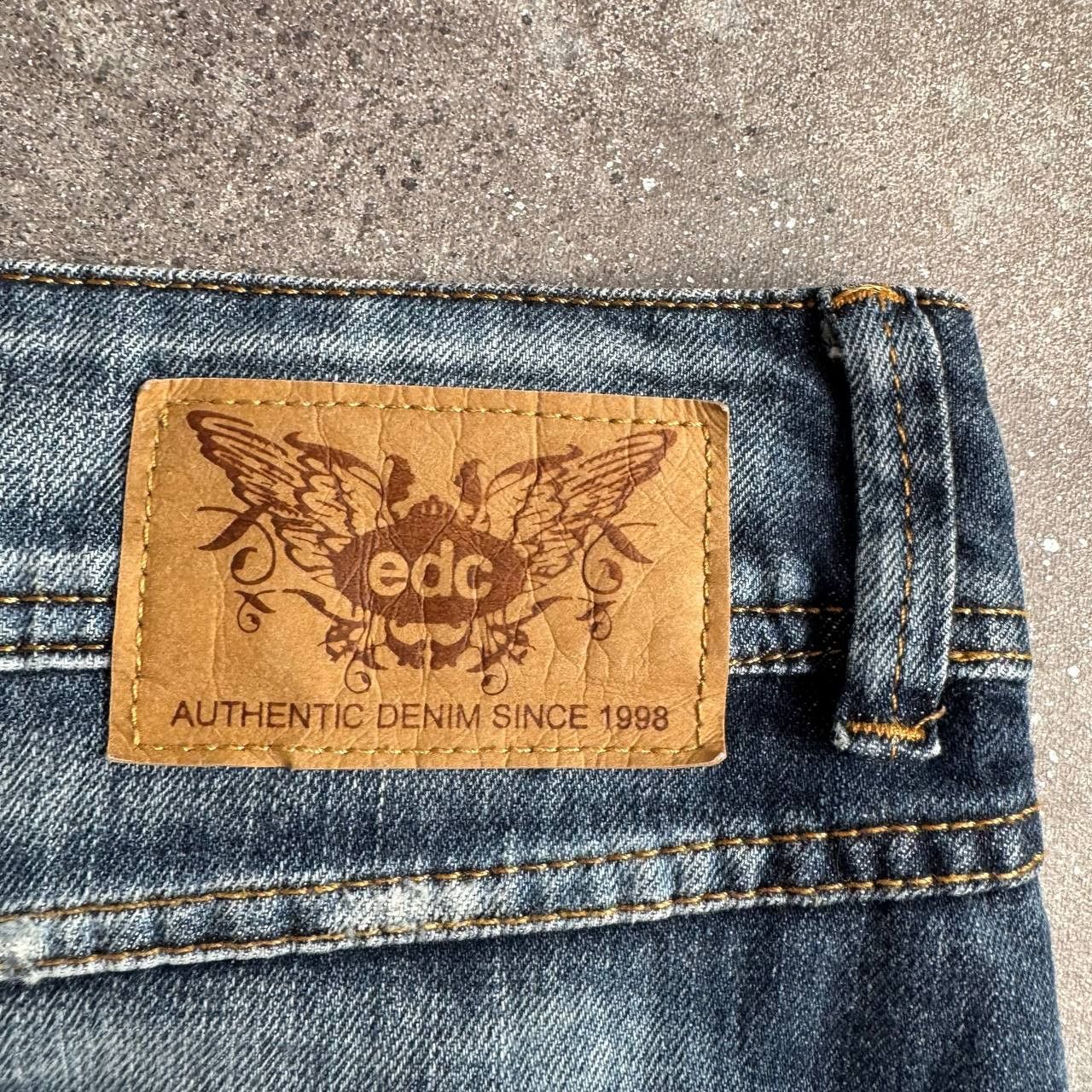 Hysteric Glamour × Japanese Brand × Vintage Espirit Vintage Y2K Washed Sexy Mini Skirt Size 32" / US 10 / IT 46 - 7 Thumbnail