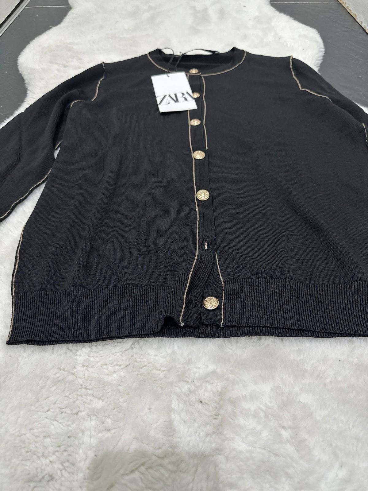 Zara ZARA black cardigan lightweigh Size M / US 6-8 / IT 42-44 - 7 Thumbnail