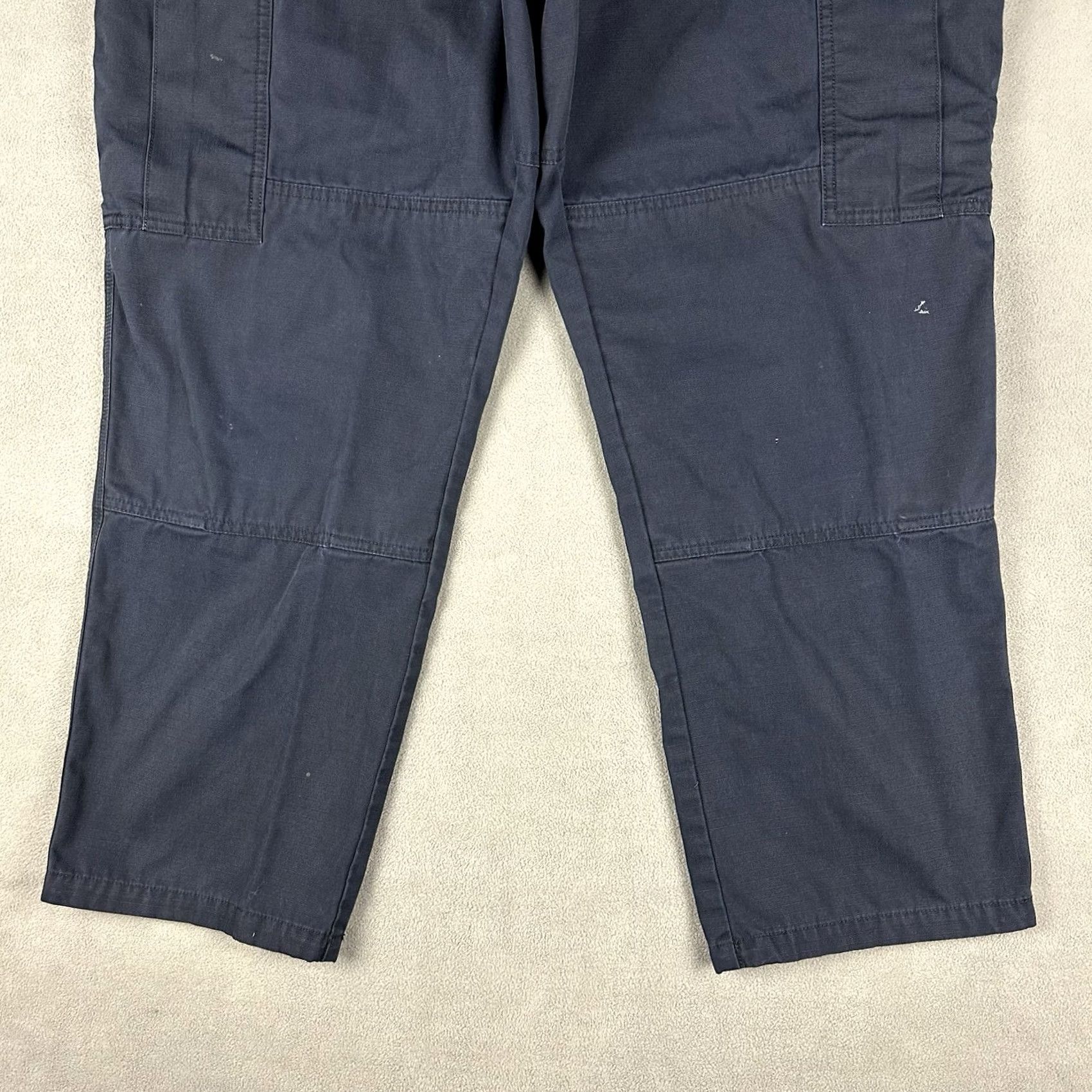 Vintage 5.11 Tactical Pants Mens Large Short Blue Cargo Ripstop TDU Workwear Army USA Size US 33 - 4 Thumbnail
