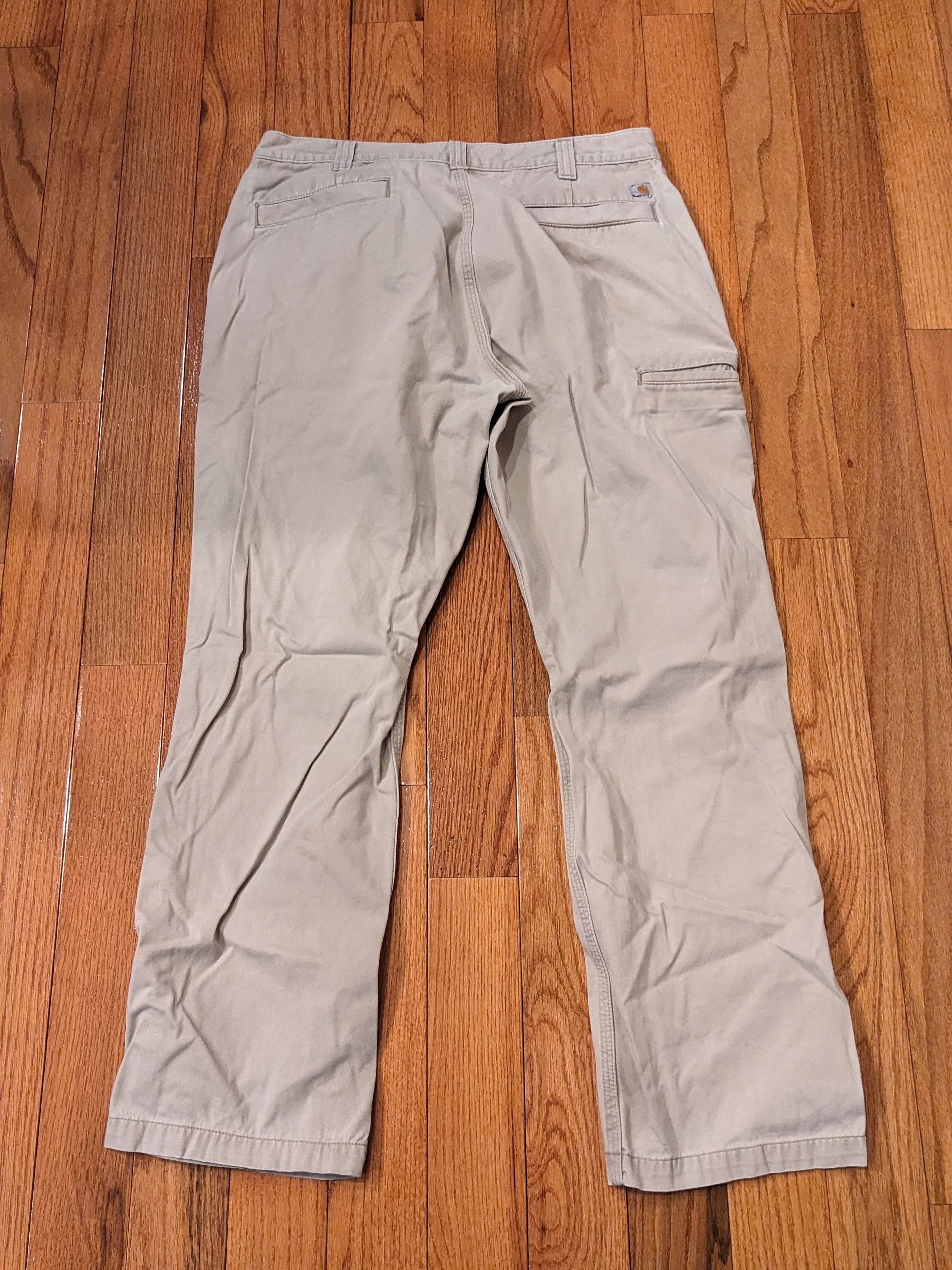 Carhartt × Vintage Vintage Carhartt 36 x 30 Cargo Tan Pants Size US 36 / EU 52 - 1 Thumbnail