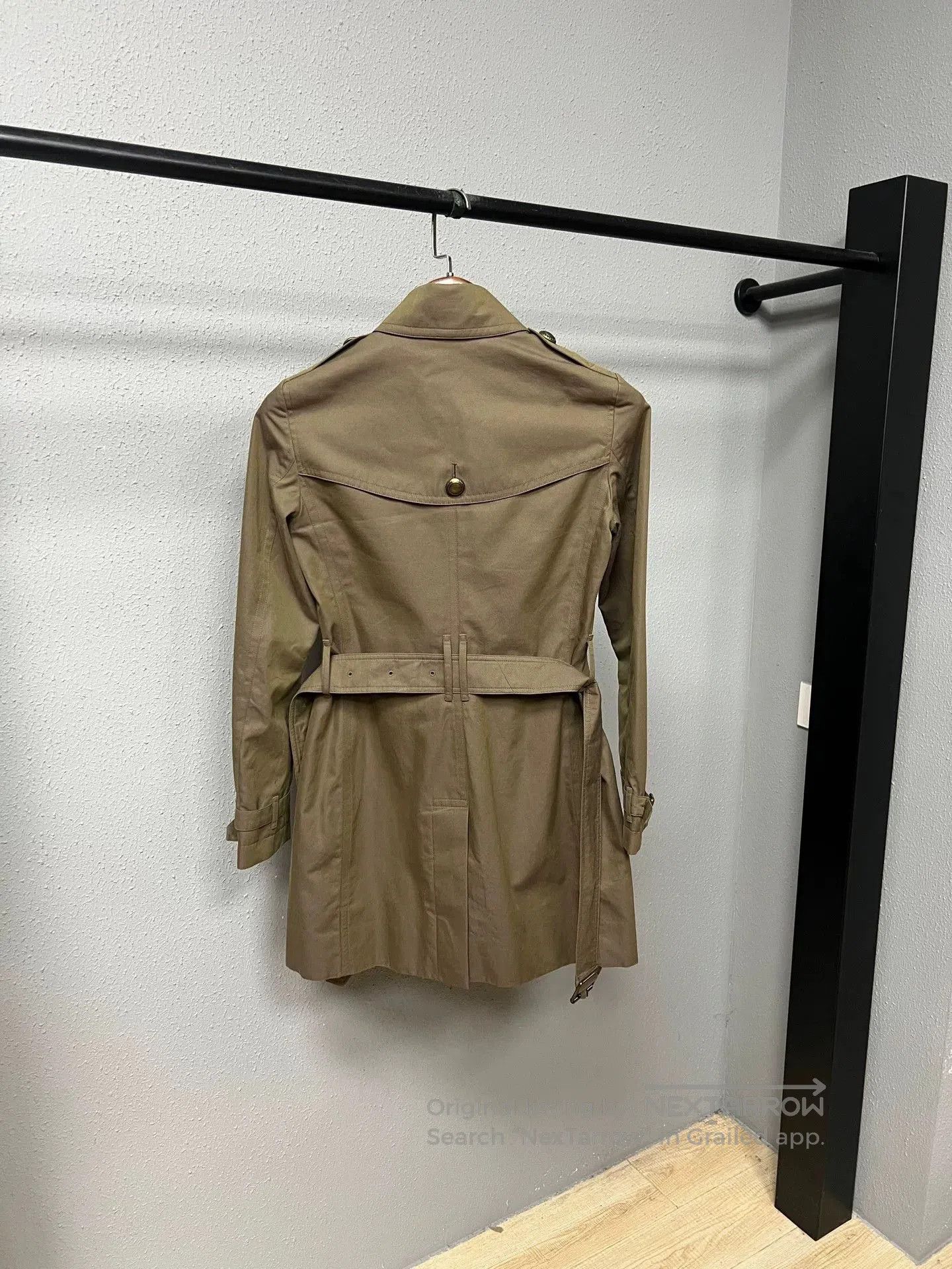 Burberry burberry double-breasted trench coat in brown. Size XS / US 0-2 / IT 36-38 - 2 Thumbnail