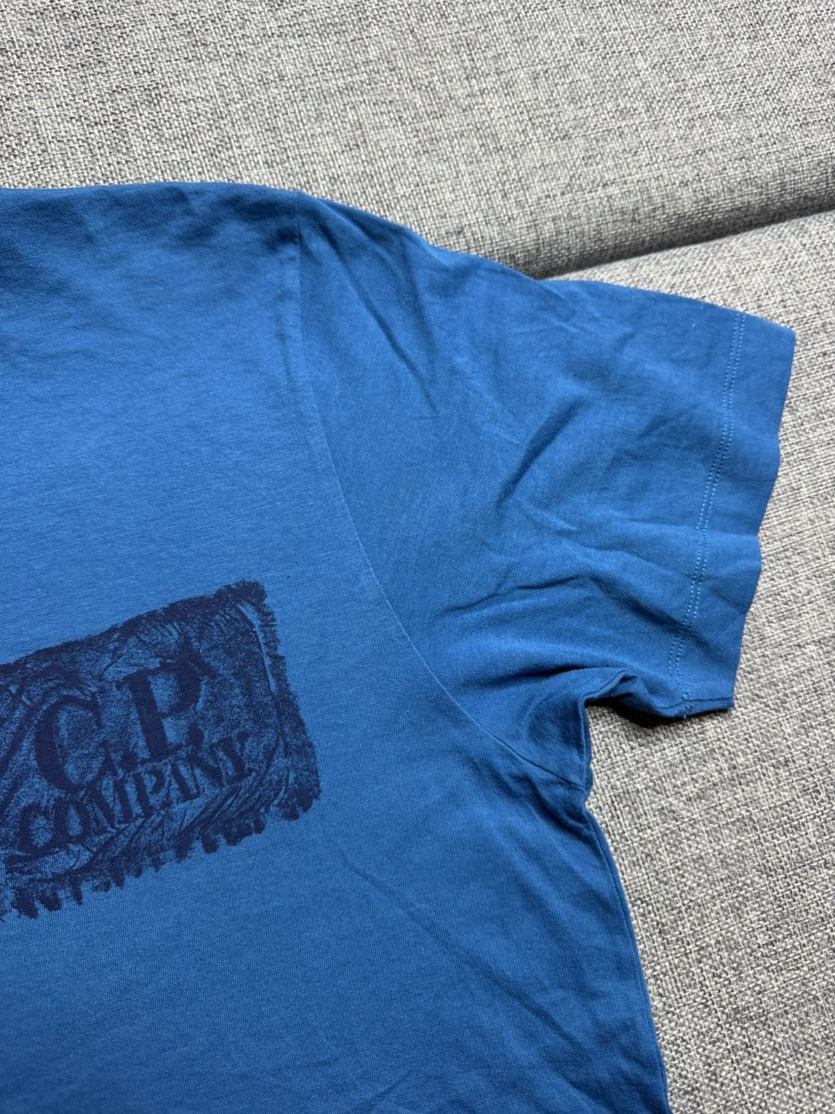 C.P. Company C.P. Company Big Logo blue T-Shirt Size US M / EU 48-50 / 2 - 6 Thumbnail