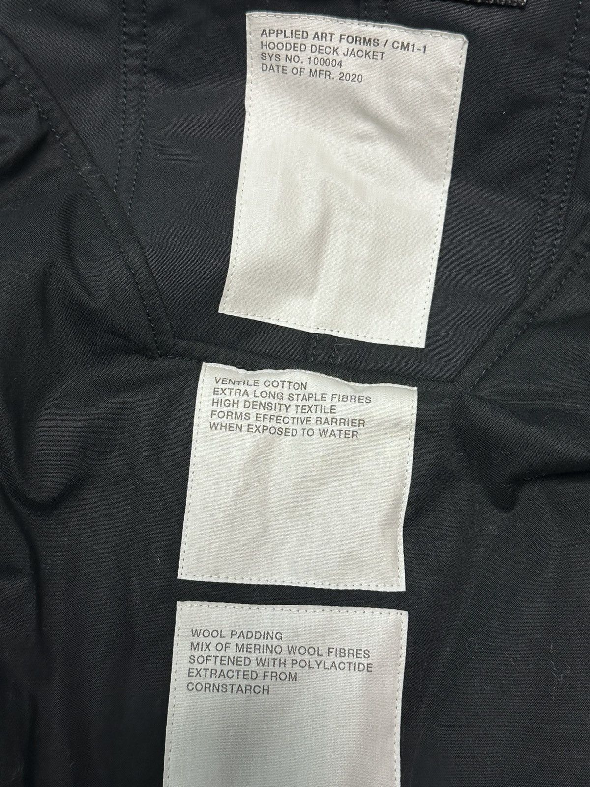 Other Applied Art Forms Deck Jacket CM1-1 size Large Ventile Size US L / EU 52-54 / 3 - 11 Thumbnail