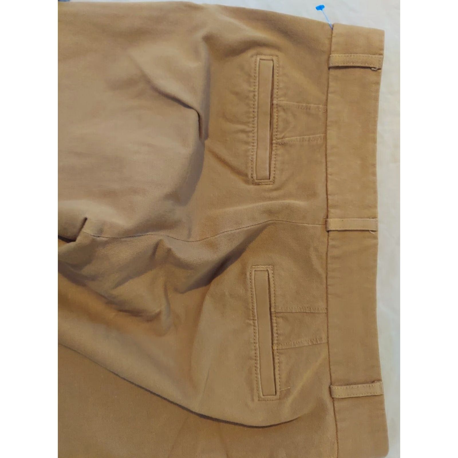 Banana Republic Womens Banana Republic Khaki Dress Pants 4 Khaki Slack Chino Trouser Size 27" / US 4 / IT 40 - 2 Thumbnail