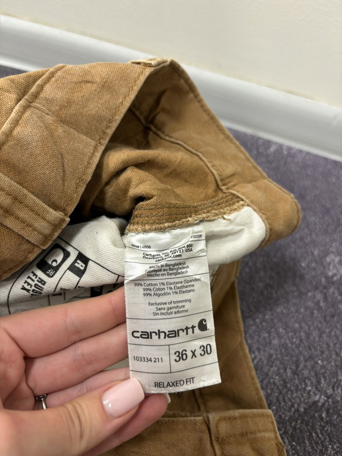 Carhartt Vintage Carhartt Double Knee USA Carpenter Hype Baggy Pants Size US 36 / EU 52 - 16 Thumbnail