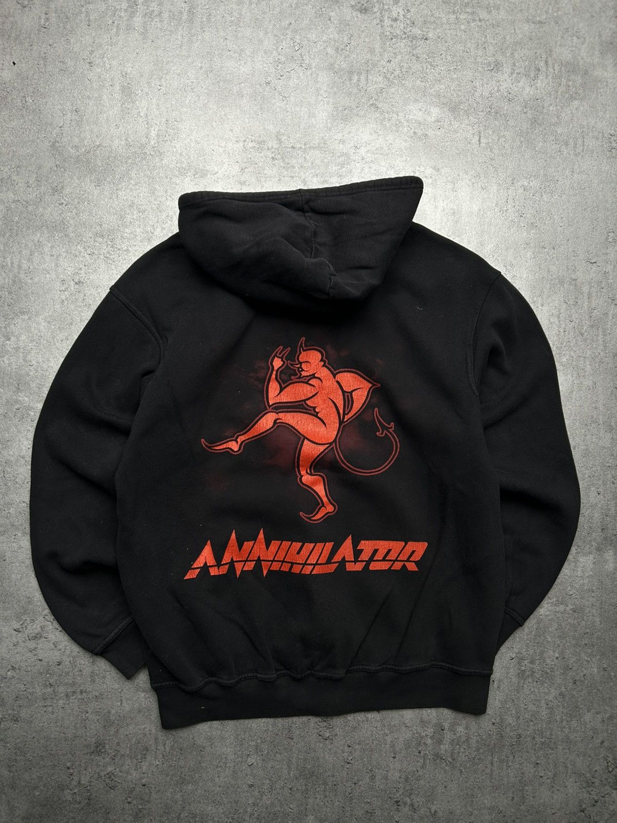 Vintage Annihilator Vintage ZipUp Thrash Metal Never Neverland Og 90 Size US L / EU 52-54 / 3 - 1 Thumbnail