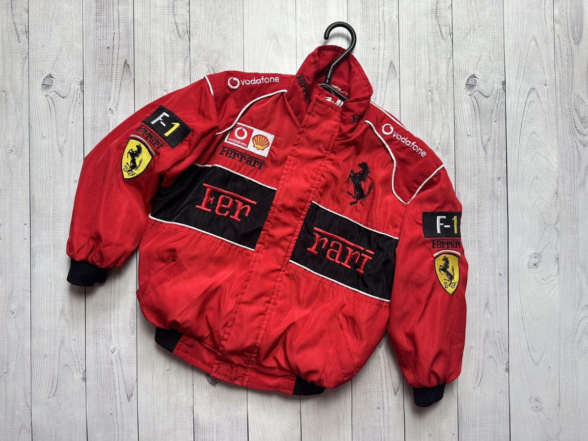 Vintage Ferrari racing jacket size Kids Xs