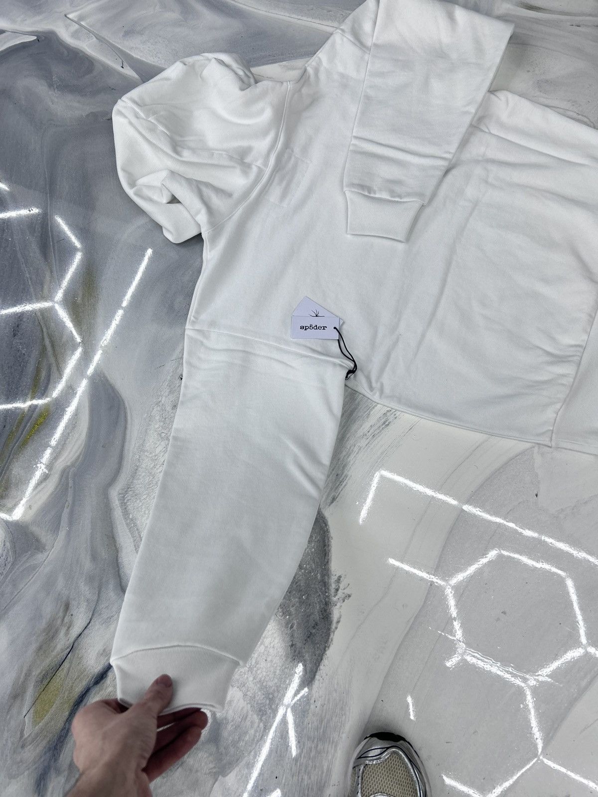 Sp5der Sp5der OG Web V2 Gradient Hoodie White Orange Green Size M Size US M / EU 48-50 / 2 - 9 Thumbnail
