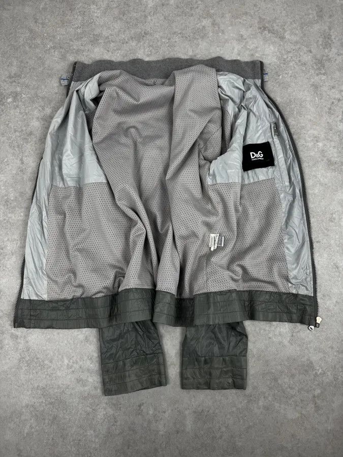 Dolce & Gabbana 2000s Dolce & Gabbana Light Grey Tactical Jacket Size US M / EU 48-50 / 2 - 8 Thumbnail