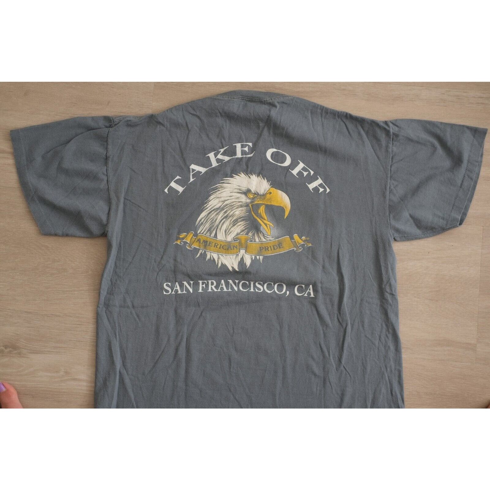 Harley Davidson Vintage 1990 Harley Davidson Wolf Leader Pack Shirt XL Gray Size US L / EU 52-54 / 3 - 7 Thumbnail