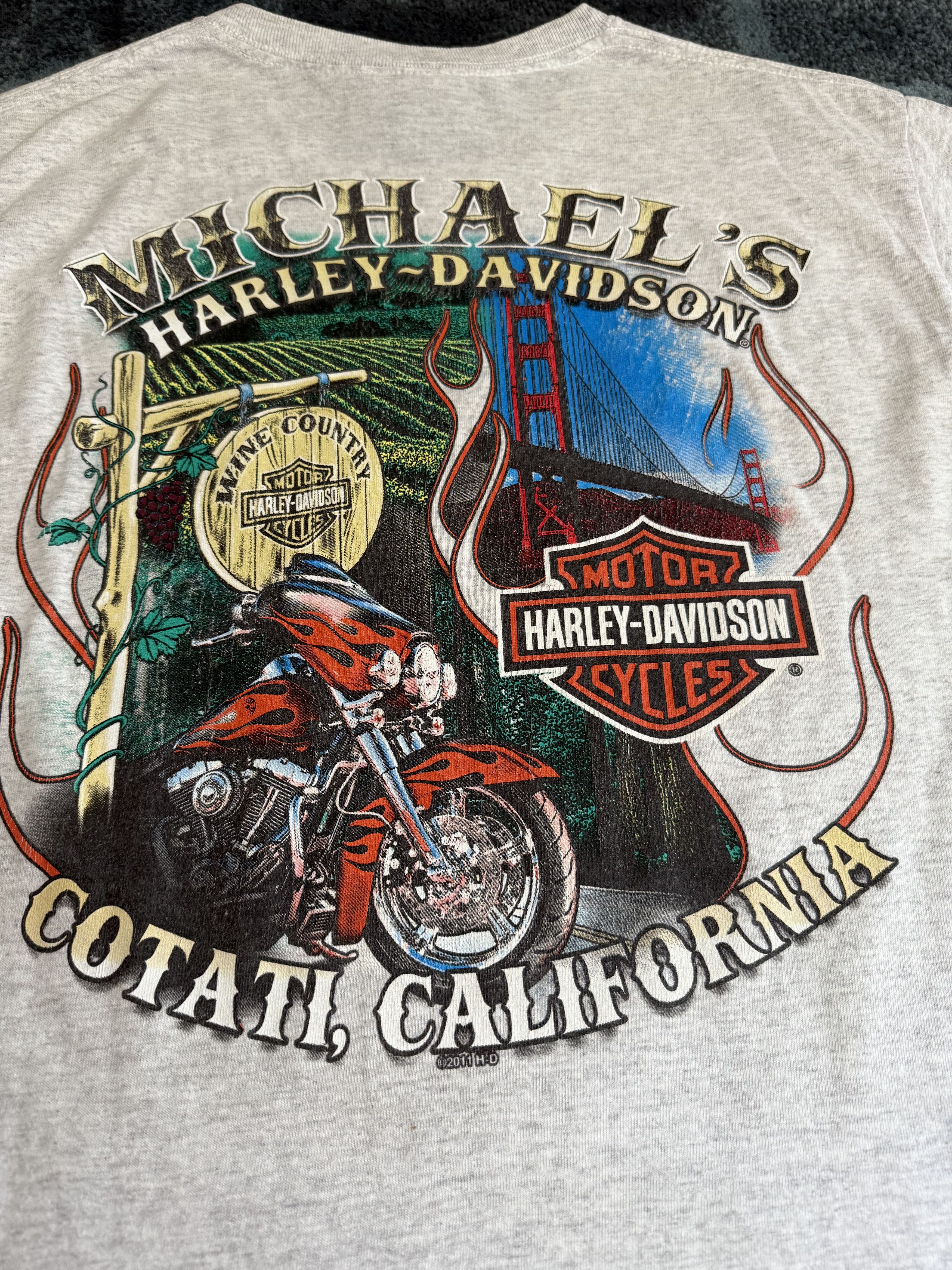 Harley Davidson Harley Davidson Vintage 2011 T Shirt Size US M / EU 48-50 / 2 - 5 Thumbnail
