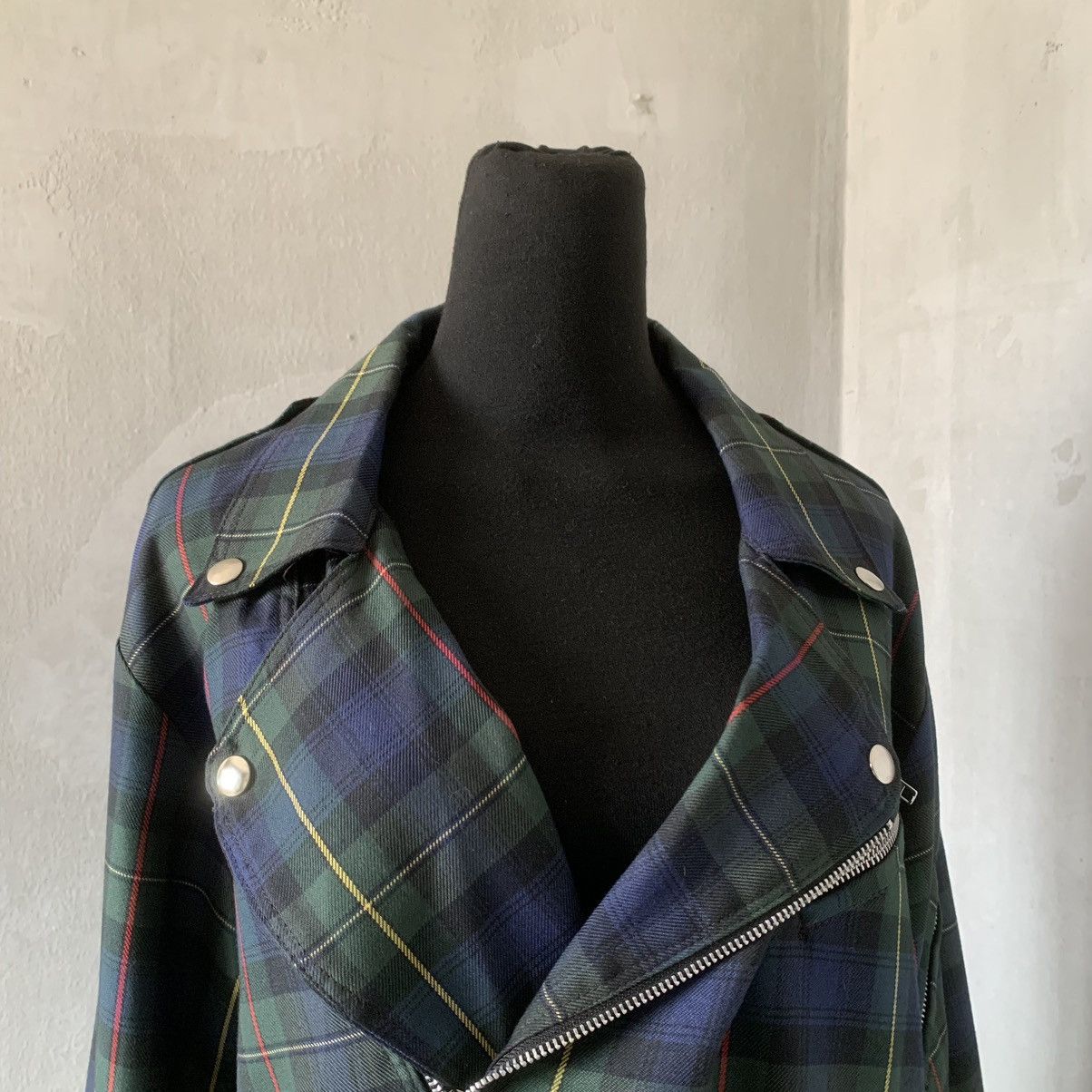 Vintage VERY RARE King Mob London Green Tartan Seditionaries Jacket Size US L / EU 52-54 / 3 - 5 Thumbnail