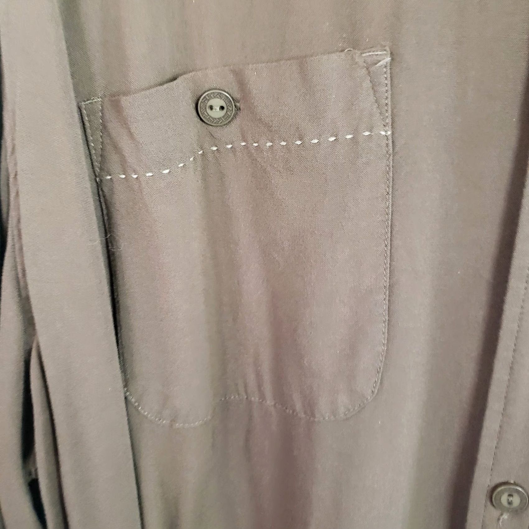 The Territory Ahead VINTAGE Territory Ahead Shirt Mens 2XLT Brown Rayon Short Sleeve Button-Up Pockets Logo Check Modern Designer Casual Workwear Relations Size US XXL / EU 58 / 5 - 5 Thumbnail
