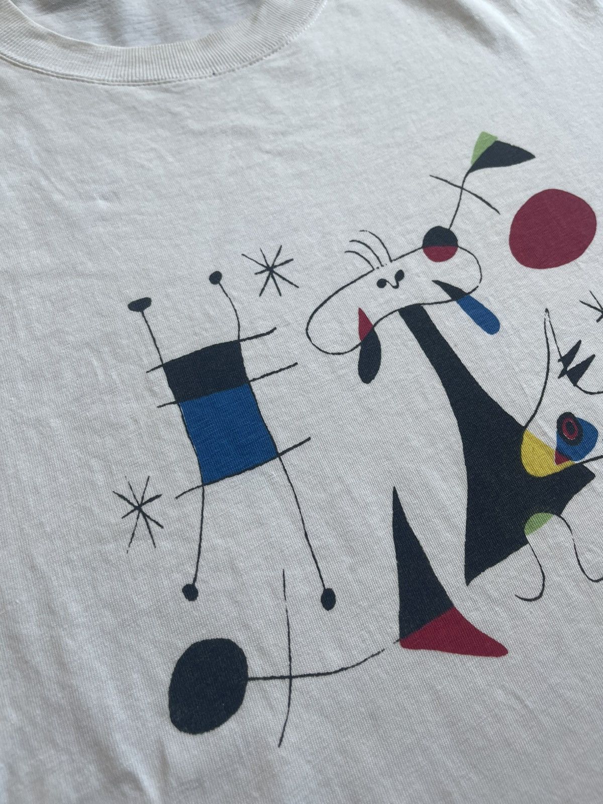 Arts & Science 90s Joan Miró Art Fundació Joan Miró Barcelona Museum Tee Size US XL / EU 56 / 4 - 5 Thumbnail