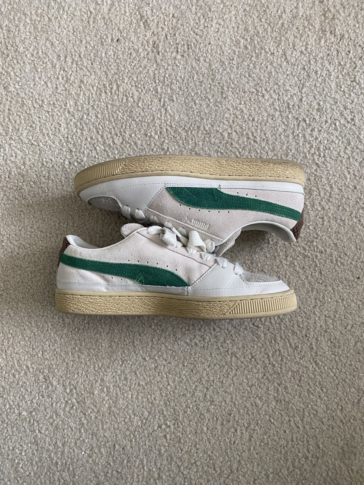 Puma × Rhude Rhuigi x Suede “White Jupiter” Size US 9 / EU 42 - 3 Thumbnail