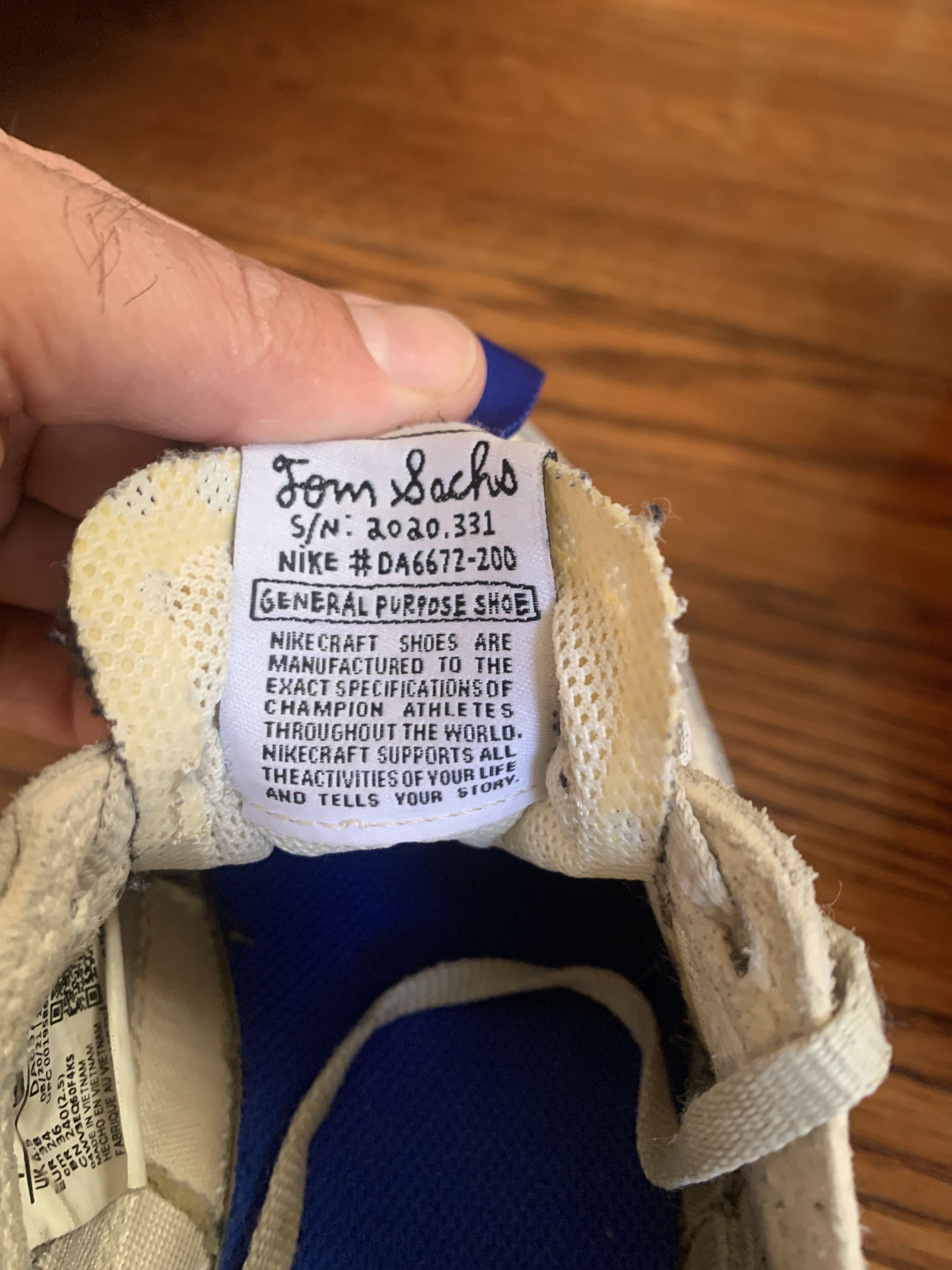Nike × Tom Sachs Nike Tom Sachs General Purpose Shoe Size US 5.5 / EU 38 - 2 Thumbnail