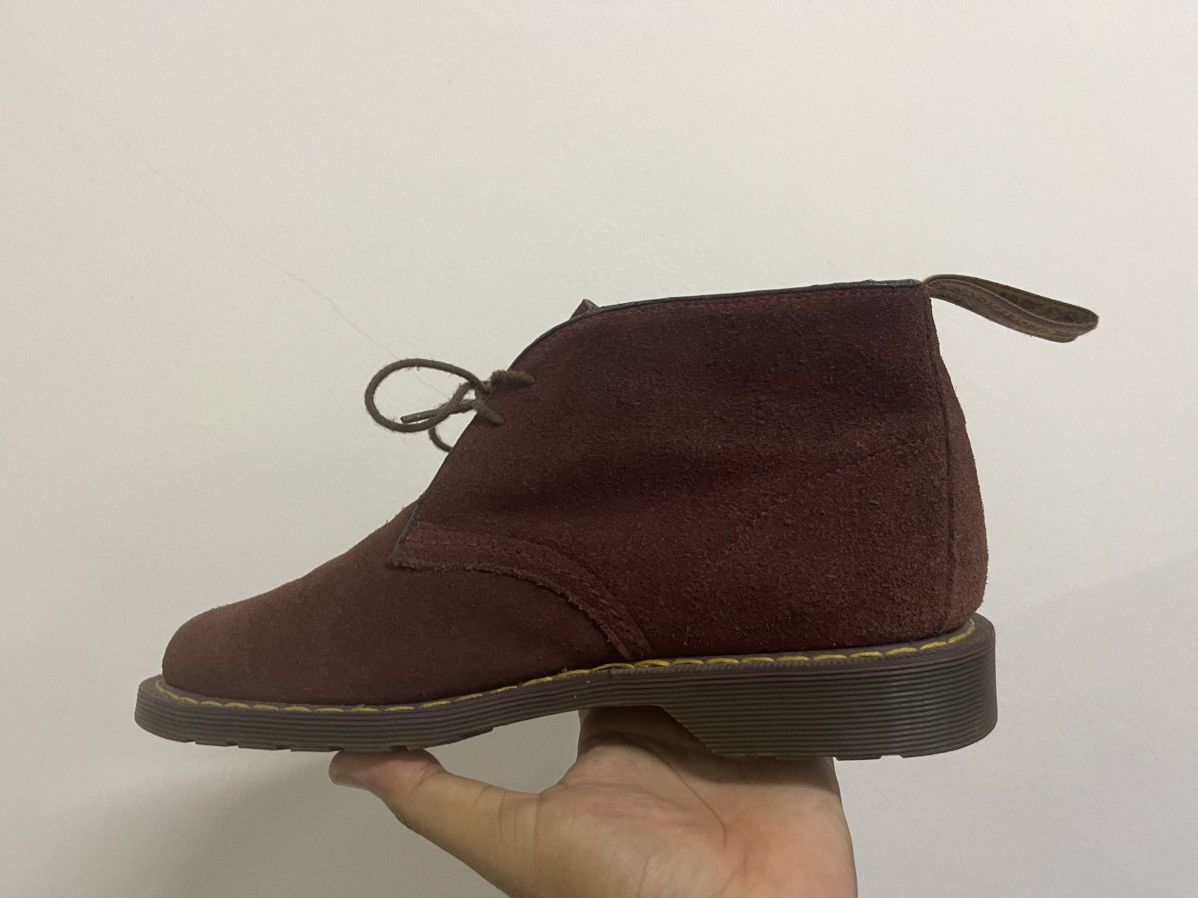 Dr. Martens Rare DR MARTENS Sawyer Suede Red Wine Desert Boot Size US 8 / EU 41 - 1 Thumbnail