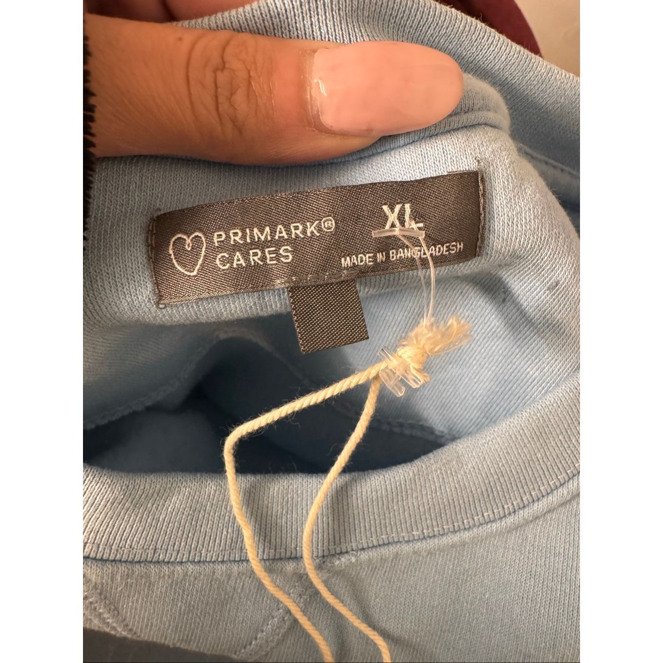 Other Primark Cares Blue Crewneck Sweatshirt XL | Cozy Fleece Line Size US XL / EU 56 / 4 - 9 Thumbnail