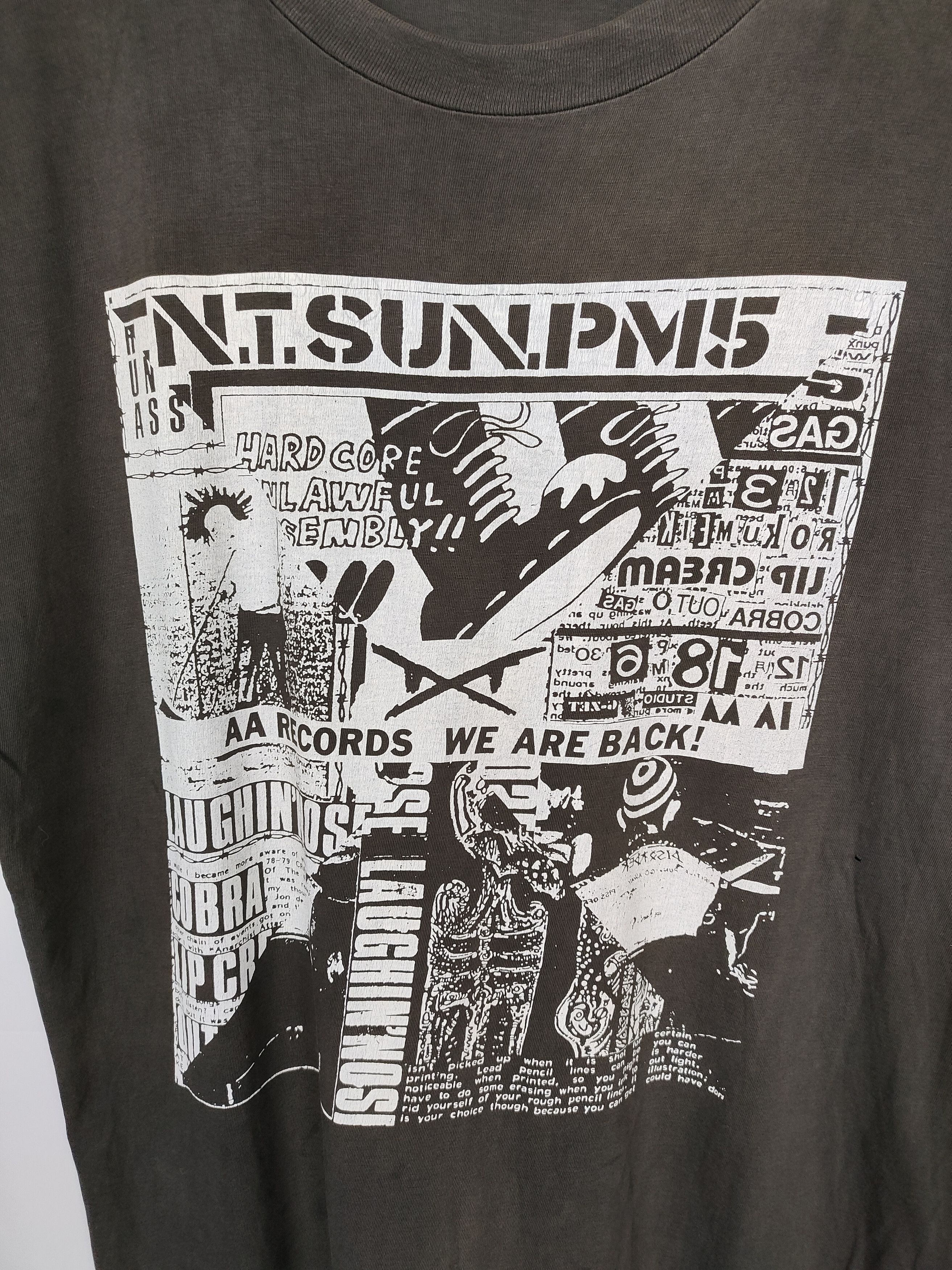Band Tees Vintage 90s AA Records Hardcore Punk Band Shirt Size US L / EU 52-54 / 3 - 2 Thumbnail