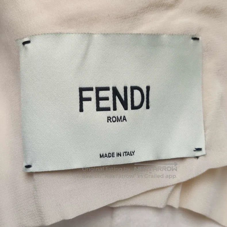 Fendi Fendi Wool and blended solid double-breasted lapel coat Size XXS / US 00 / IT 34 - 6 Thumbnail
