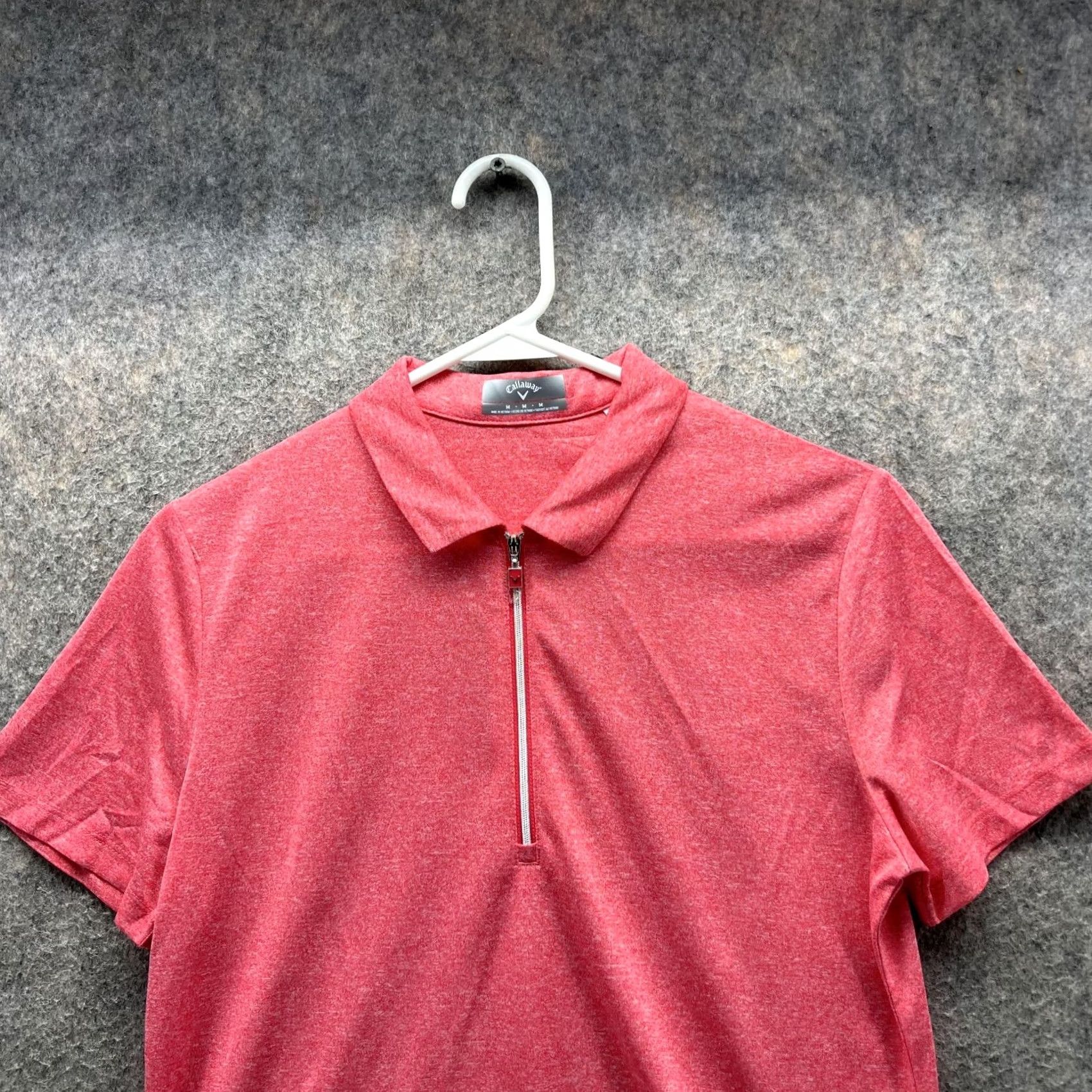 Callaway Callaway Polo Shirt Women Medium Pink Short Sleeve Knit Polyester Button Collar Polo Basic All Seasons Slim Fit Regular The End Mens Womens Boys Girls Size M / US 6-8 / IT 42-44 - 2 Thumbnail