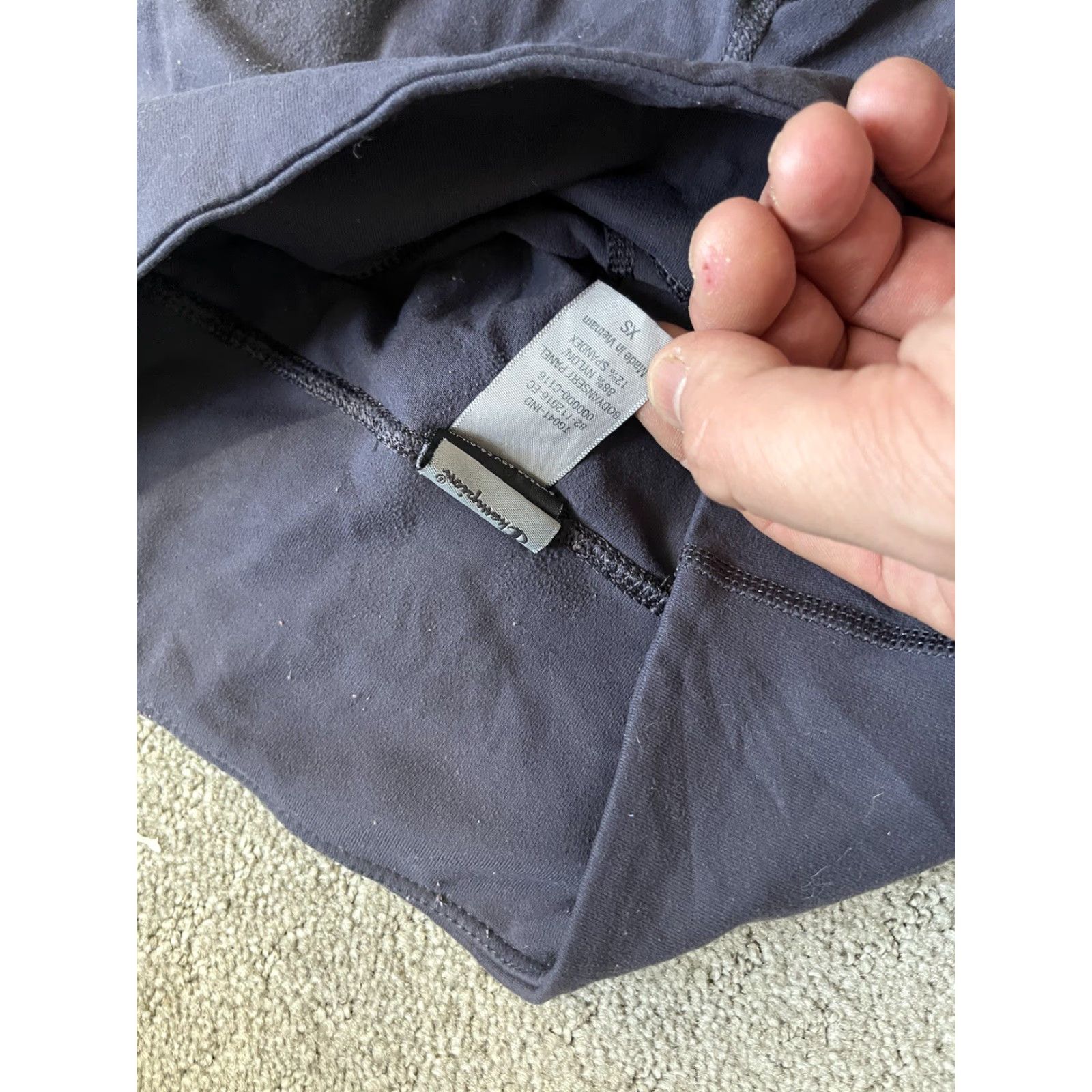 Champion Champion Women's Running Blue Leggings XS Pocket Zipper Style: Ankle, Skinny, Breathable, Reflective, Elastic Waist, Inseam 27 in, Activewear Size 26" / US 2 / IT 38 - 5 Thumbnail