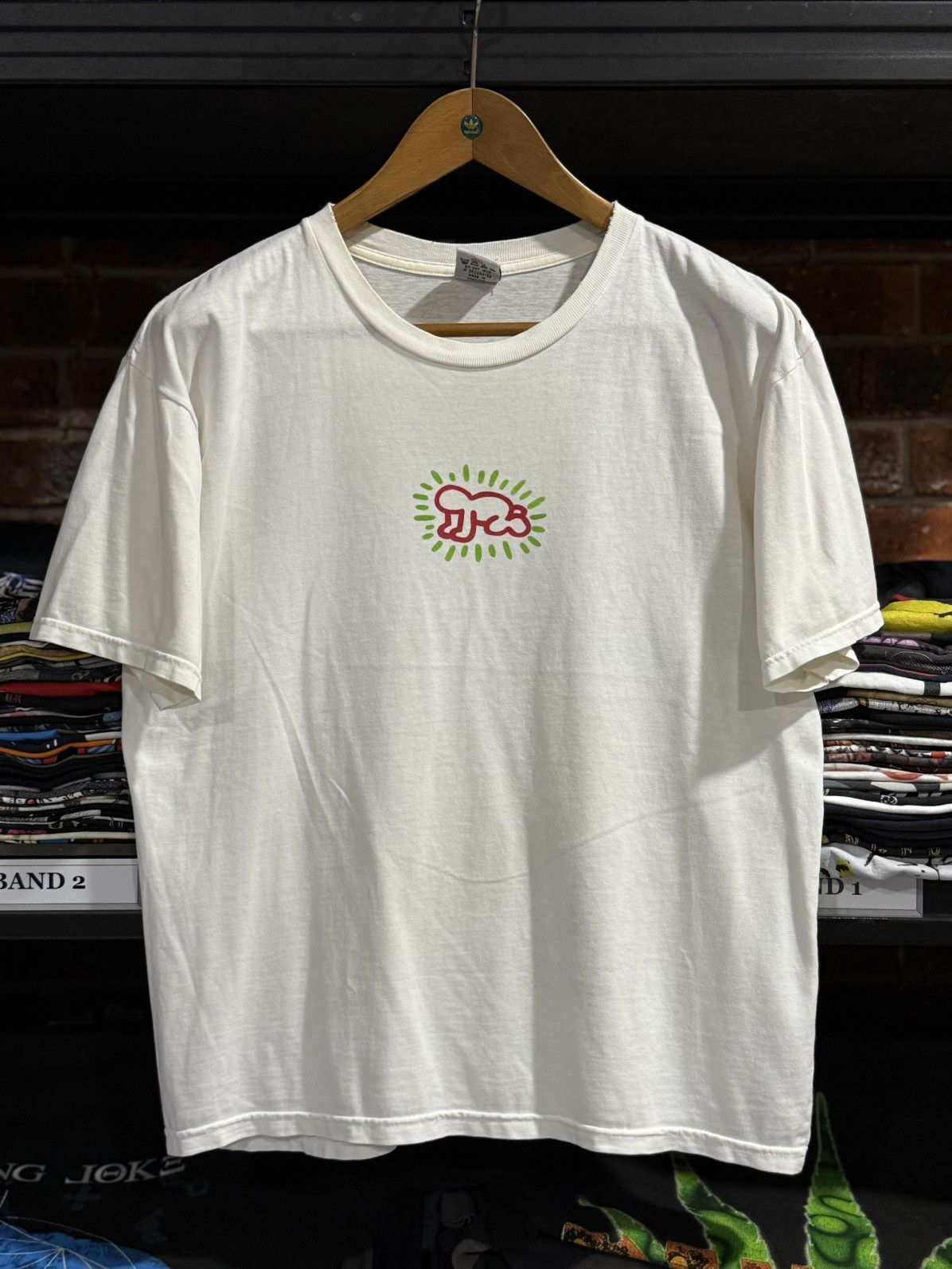 Keith Haring Thrashed Vintage 90s Pop Art Keith Haring Tee Size US M / EU 48-50 / 2 - 5 Thumbnail