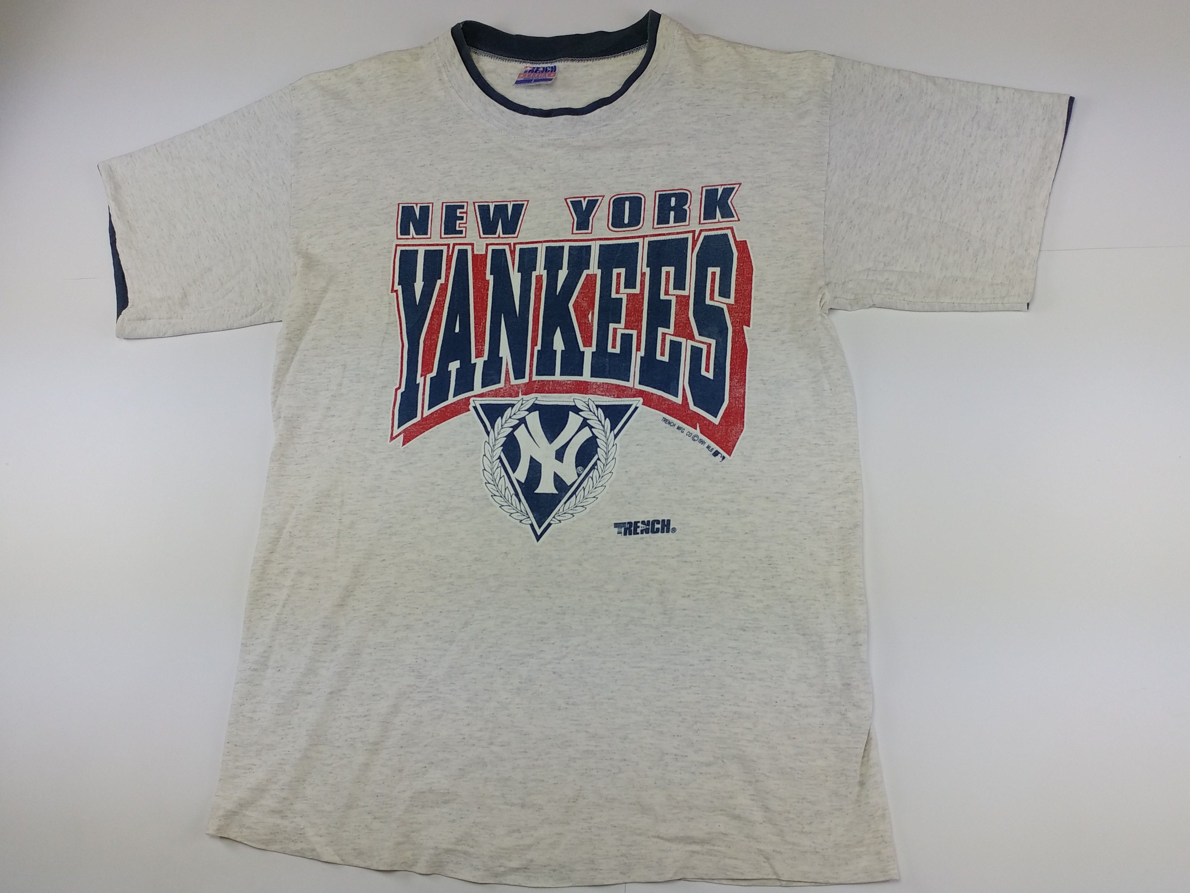 MLB New York Yankees jersey, 1991 vintage baseball L