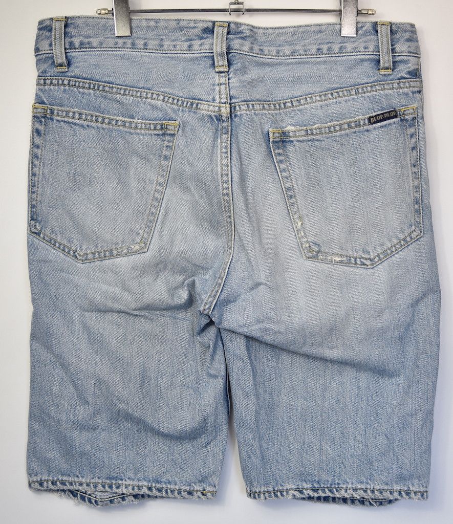 Blue Blue Japan damaged denim shorts 22631 - 444 58 Size US 31 - 3 Thumbnail