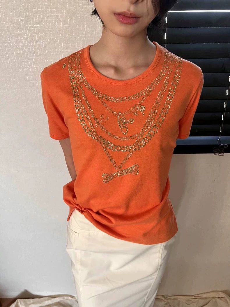 Vivienne Westwood Flashy necklace short sleeves