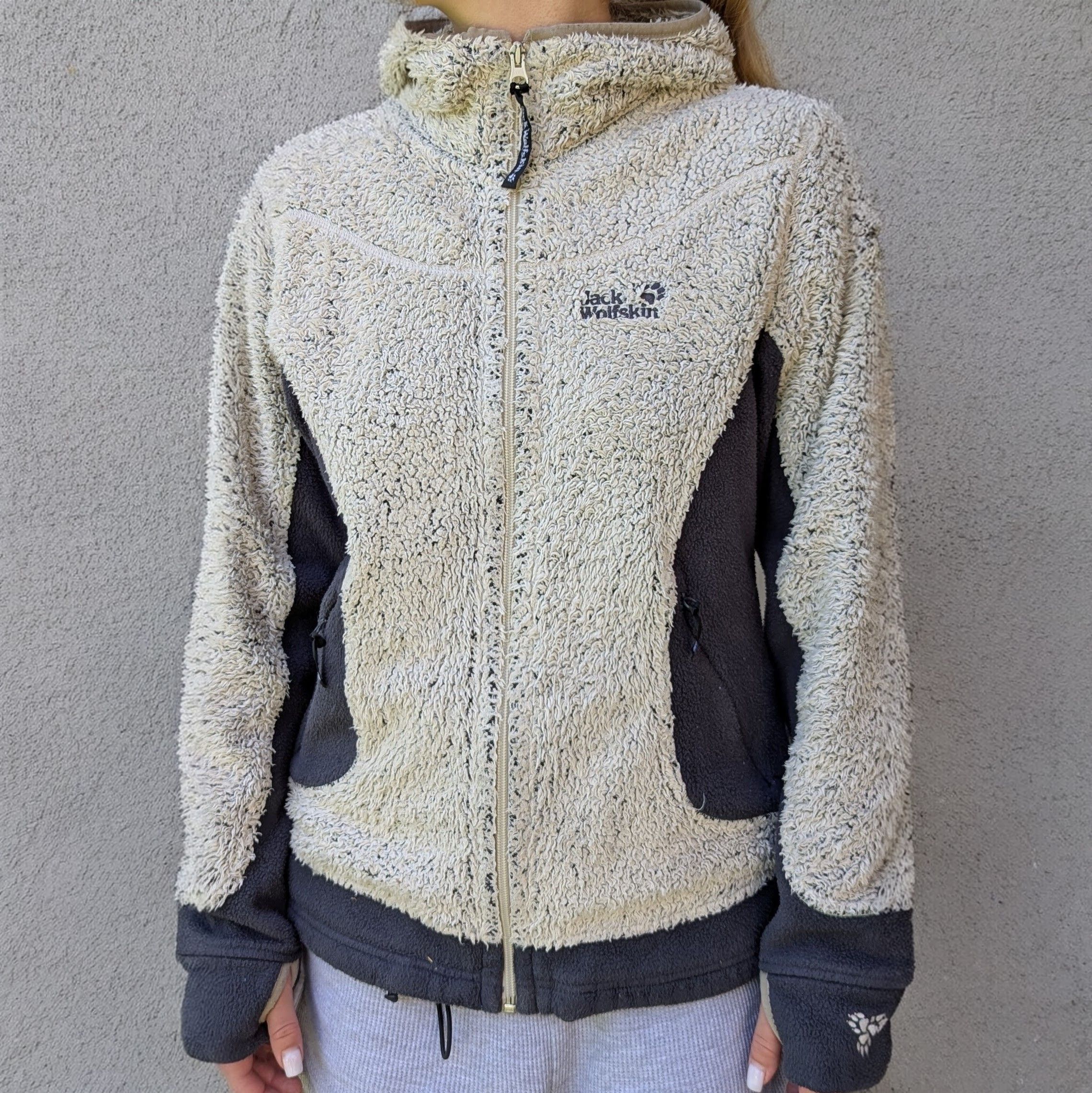 Jack Wolfskin Jack Wolfskin Fleece Outdoor Gorpcore Jacket Sherpa Size M / US 6-8 / IT 42-44 - 2 Thumbnail