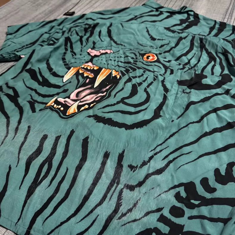 Wacko Maria Wacko maria 22SS Heavenly Tokyo Tiger Hawaiian Short Sleev Size US XL / EU 56 / 4 - 6 Thumbnail
