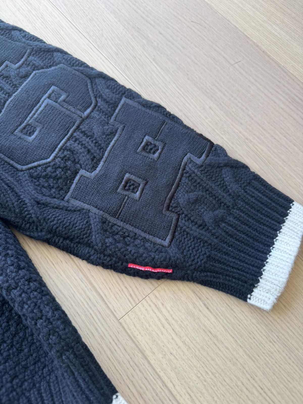 GOODENOUGH × Supreme Supreme GDEH Knit Zip Up Embroidered Hooded Sweater XL Size US XL / EU 56 / 4 - 9 Thumbnail